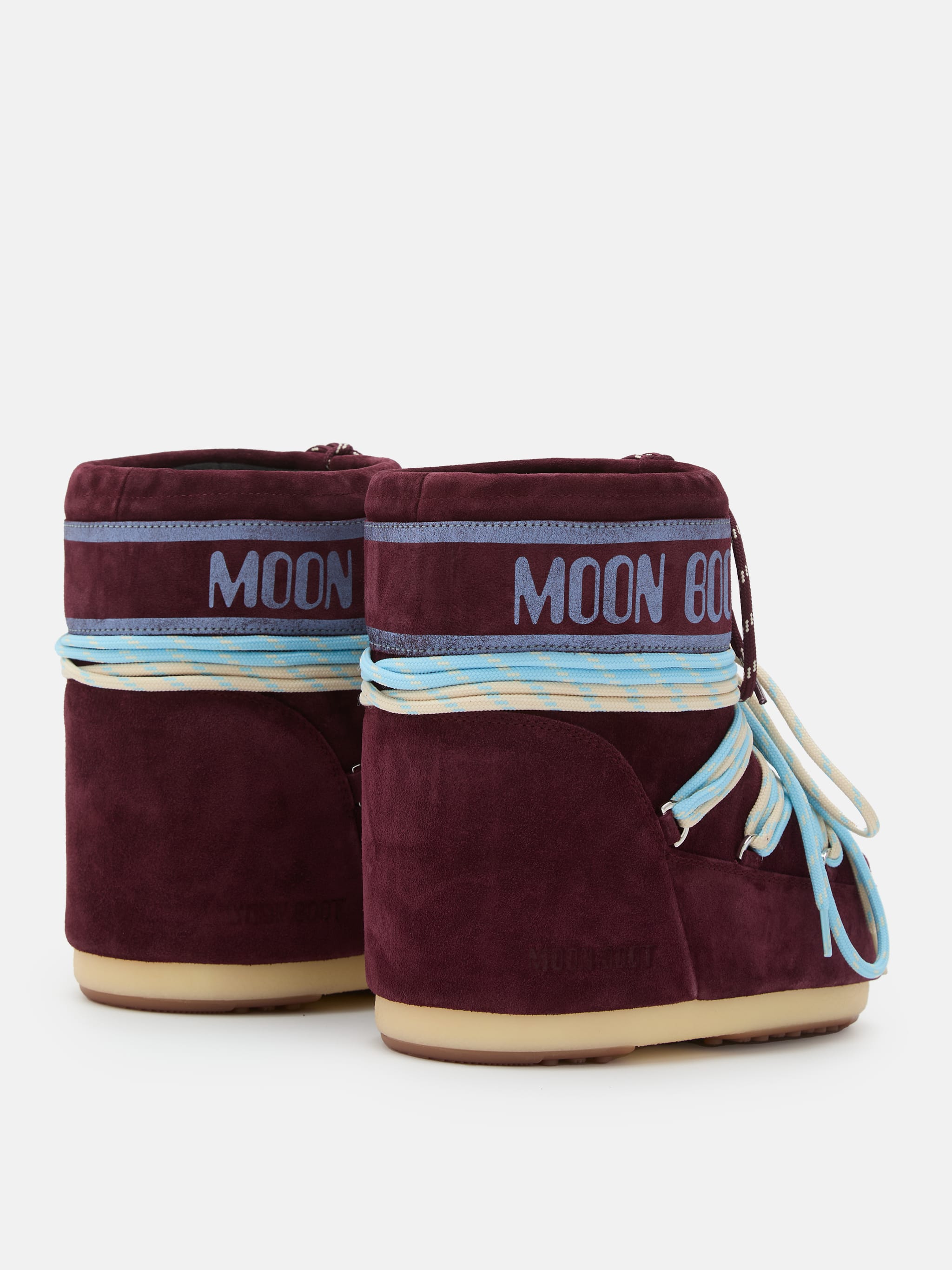 ICON LOW BURGUNDY SUEDE BOOTS
