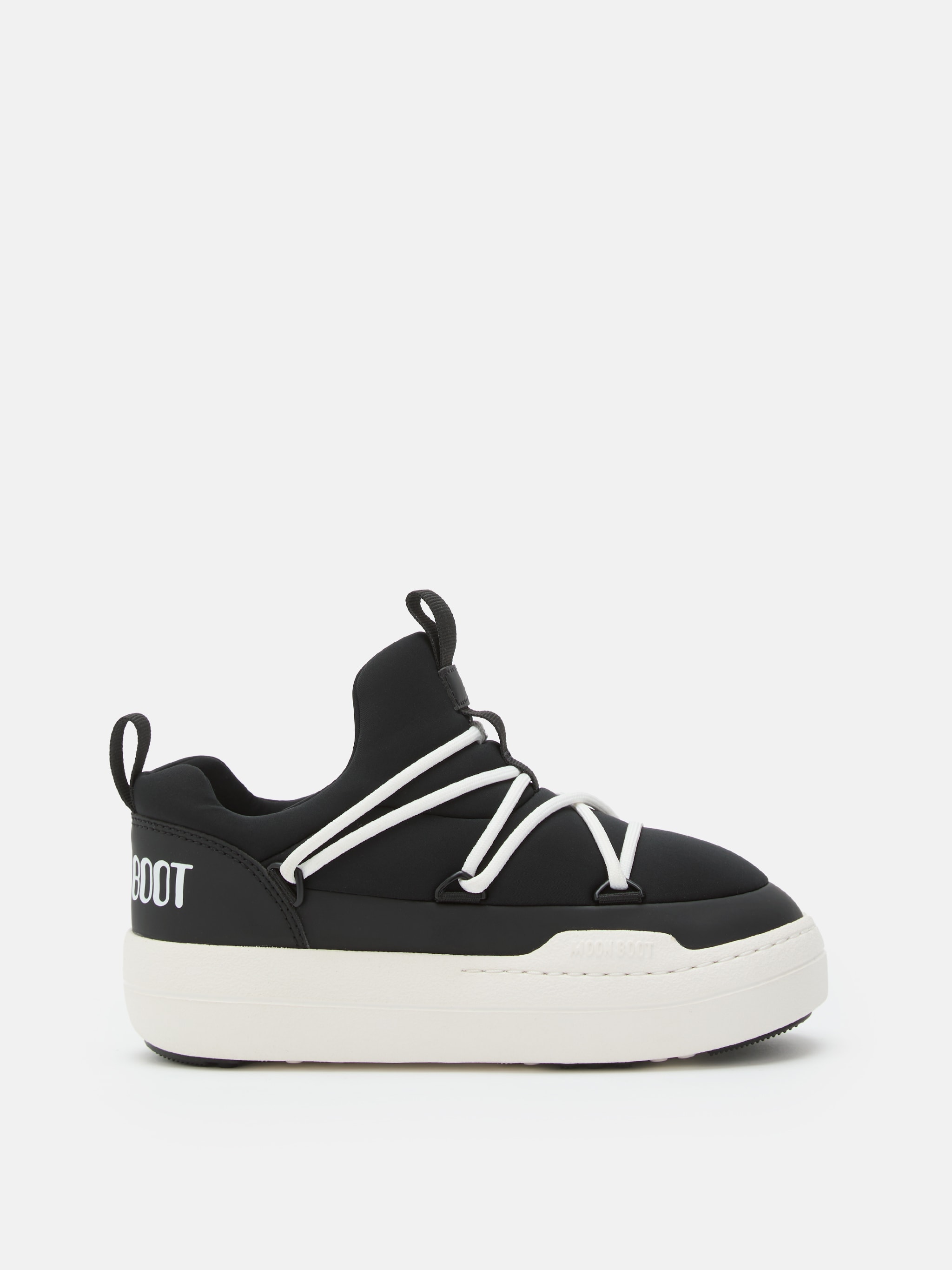 JUNIOR PARK BLACK LOW LACE SNEAKERS