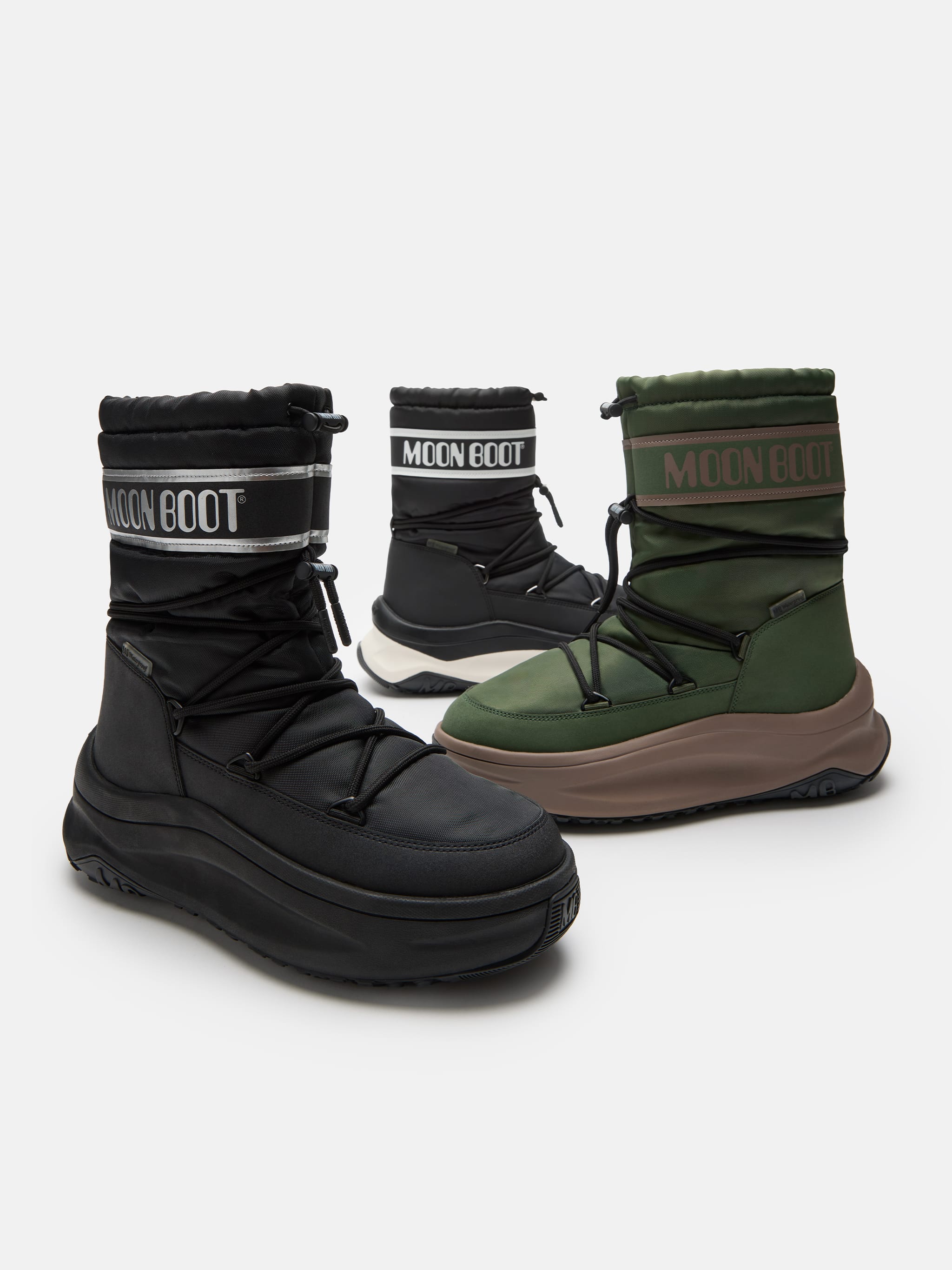 BOTTES MOON247 EN POLAIRE NOIR ET ARGENTÉ image number 4