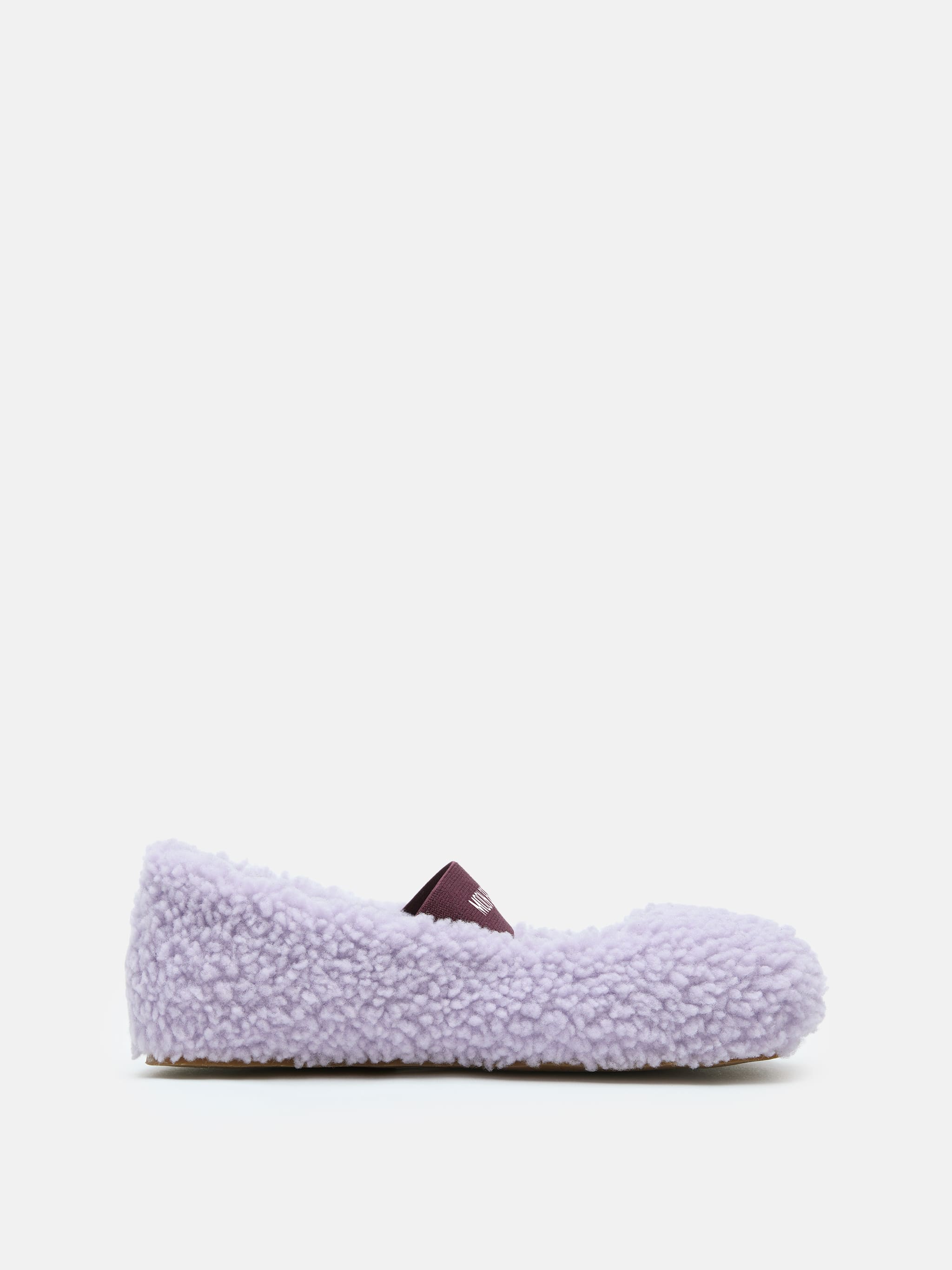 SHEARLING LILAC BALLERINAS