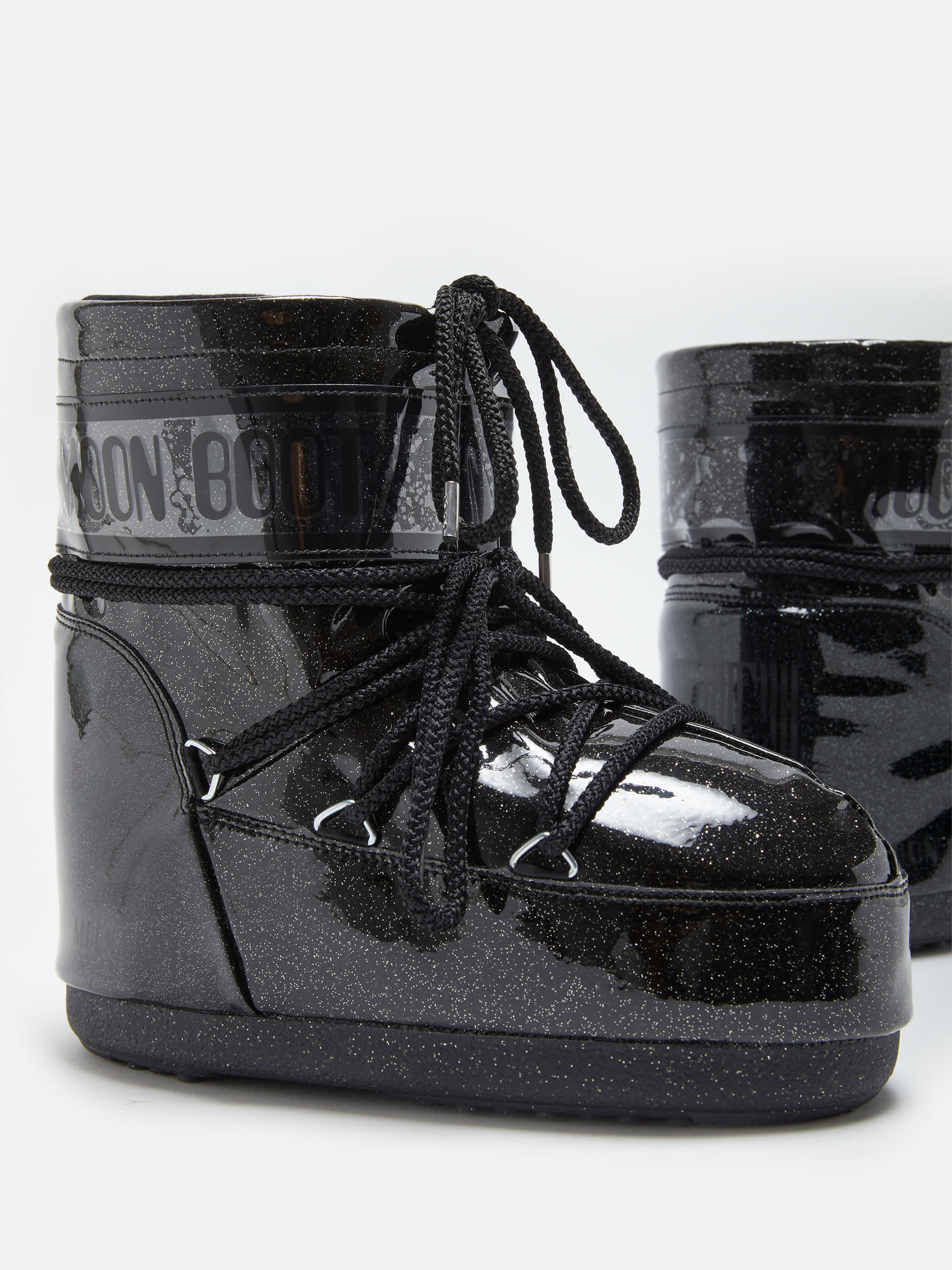 BOTAS ICON LOW GLITTER NEGRO image number 3