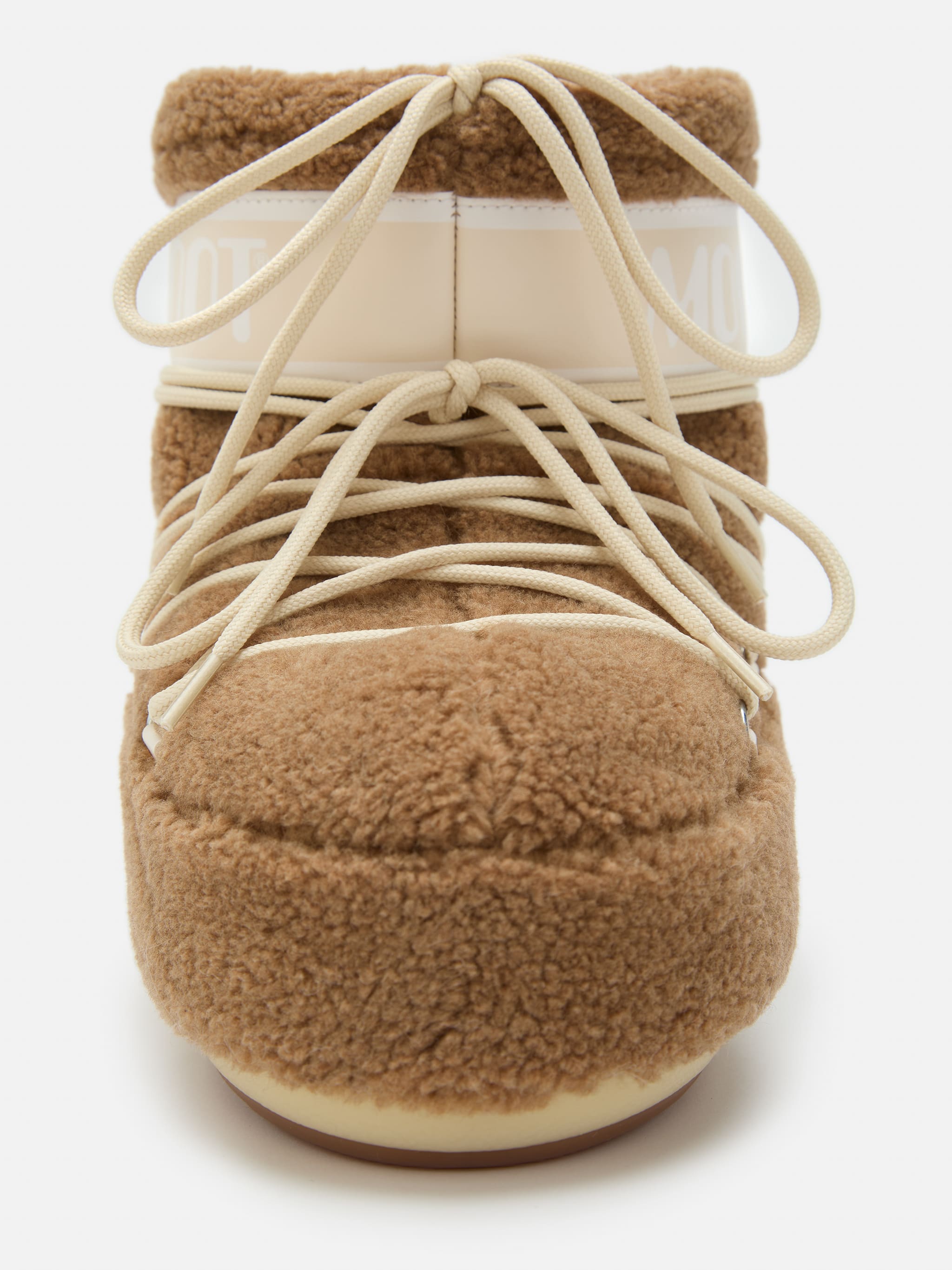 ICON LOW CAMELFARBENE STIEFEL AUS FLEECE image number 2