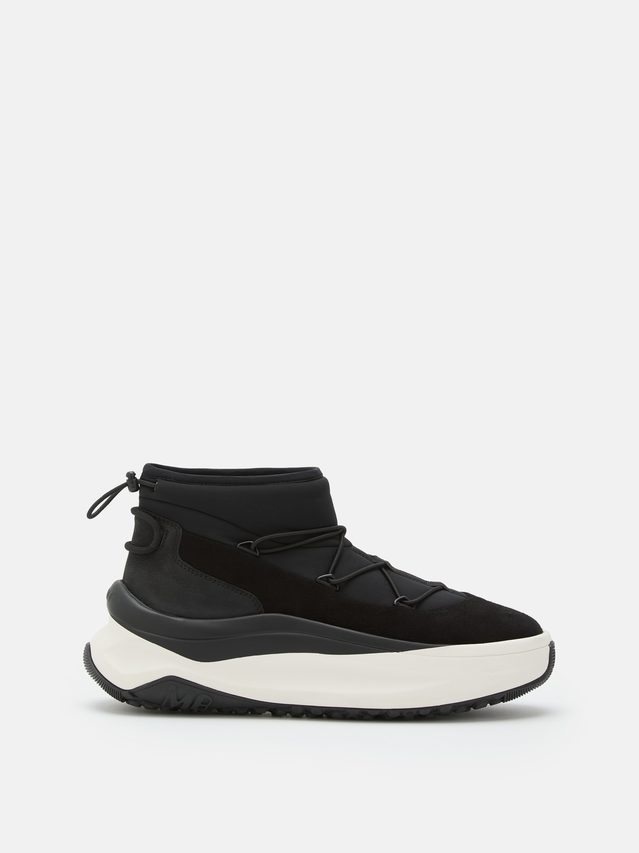 MOON247 BLACK SLIP-ON SNEAKERS