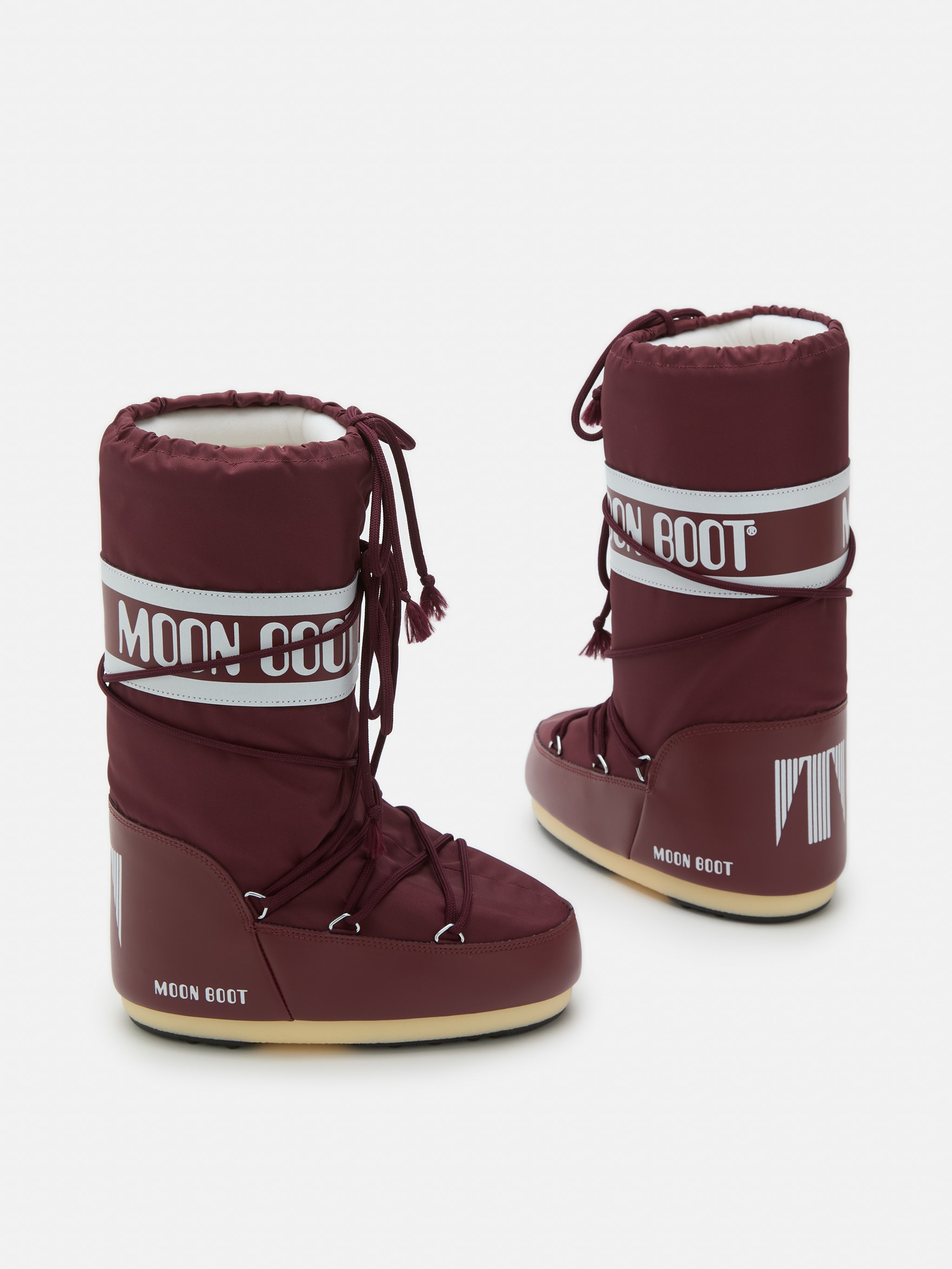 ICON BORDEAUXROTE STIEFEL AUS NYLON image number 3