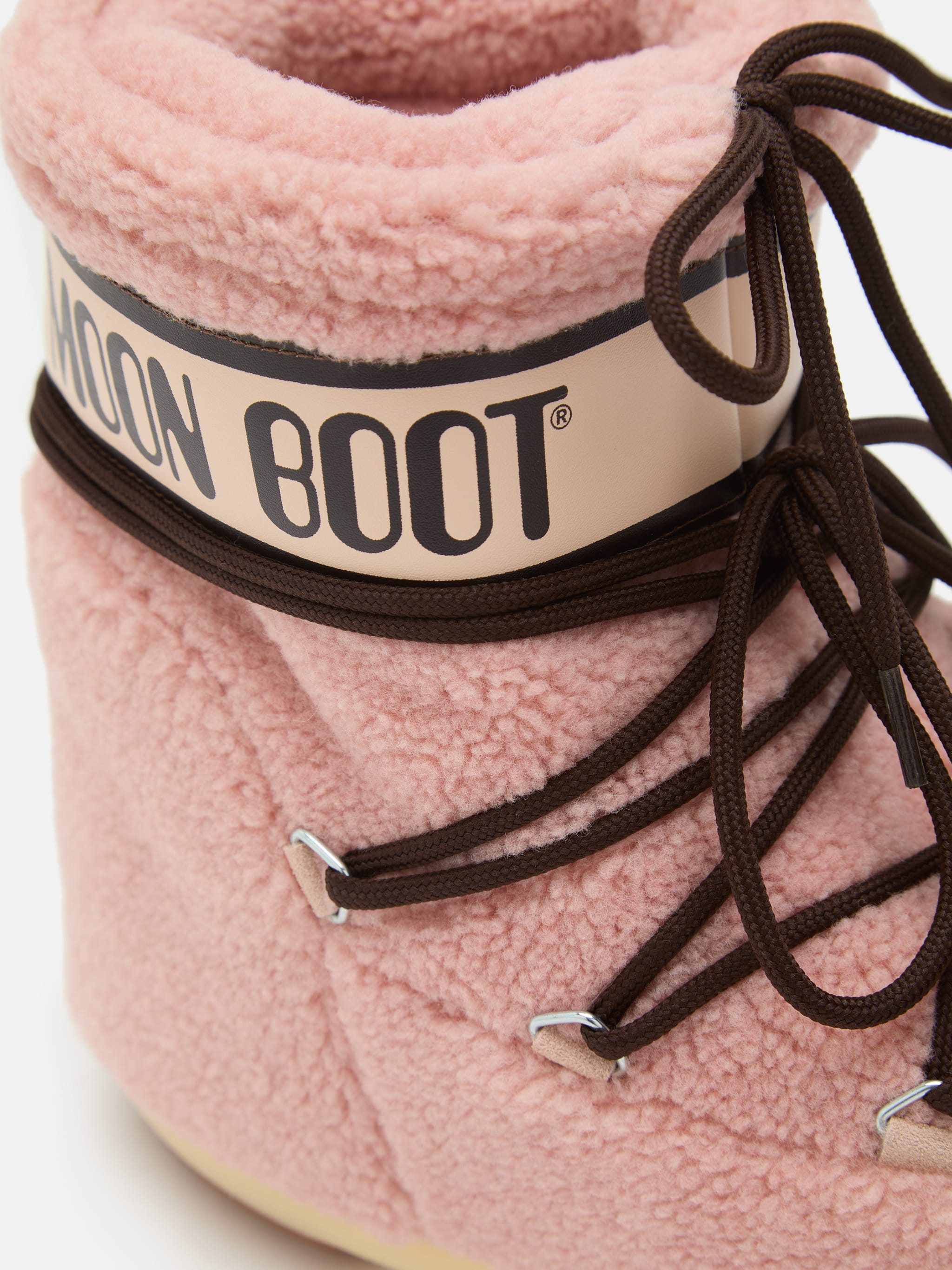 ICON LOW ROSAFARBENE STIEFEL AUS FLEECE image number 2