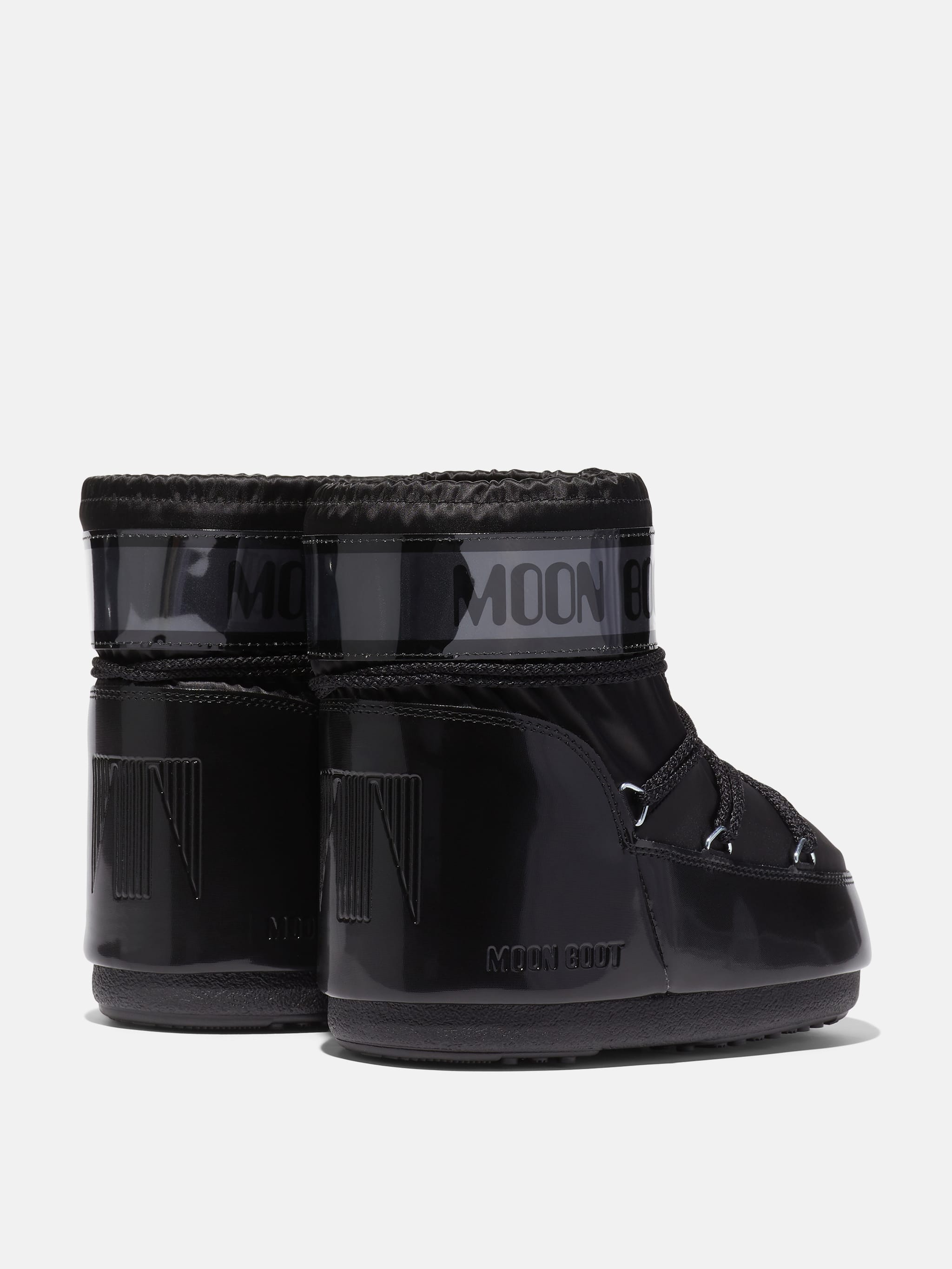 STIVALE ICON LOW GLANCE NERO IN RASO