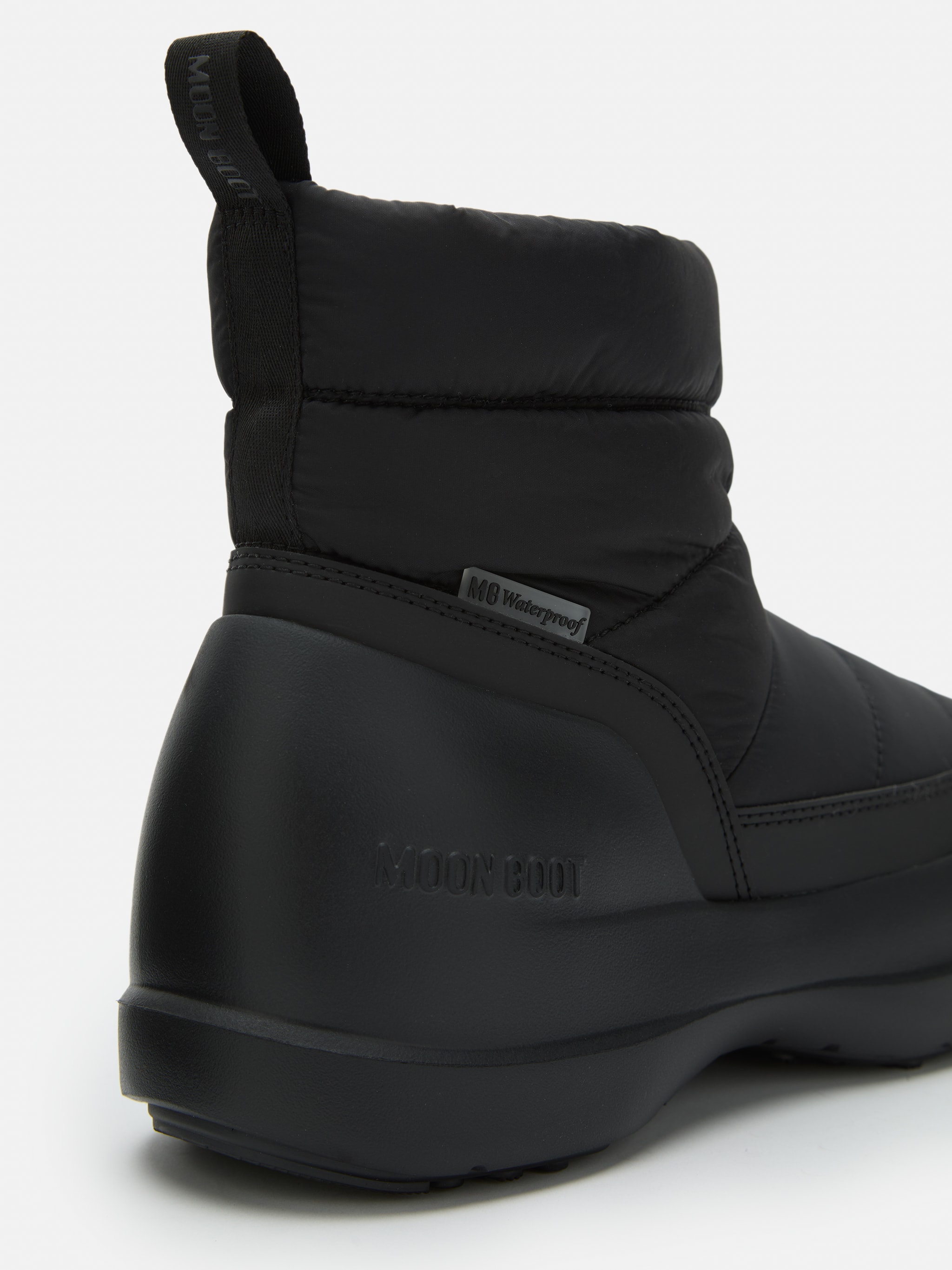 MEZZALUNA PUFFY BLACK BOOTS image number 2