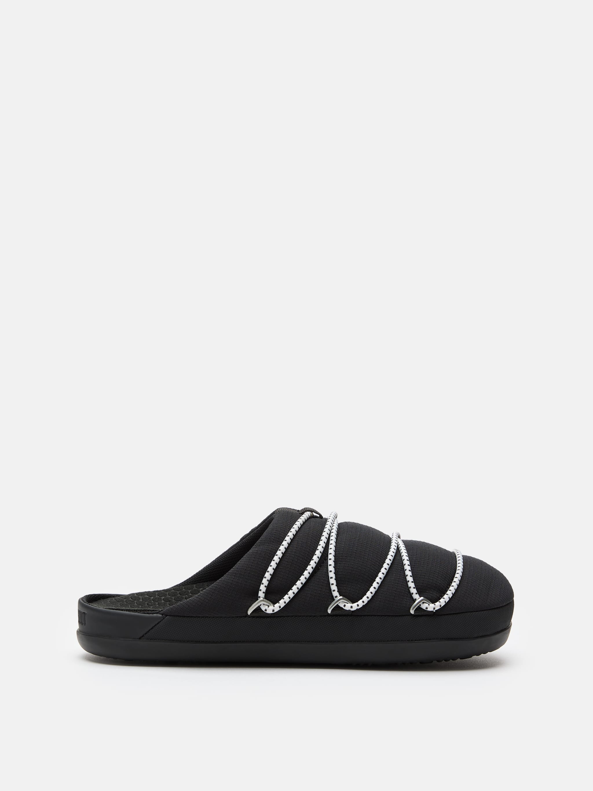 SOFT SLIPPER PANTOFFELN IN SCHWARZ