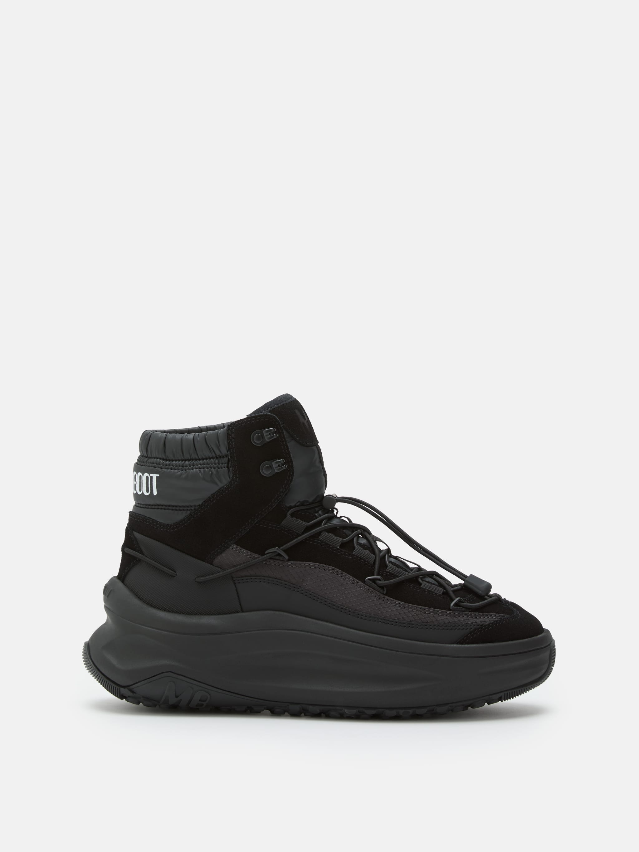 BASKETS MI-HAUTES MOON247 XLACE NOIRES image number 0