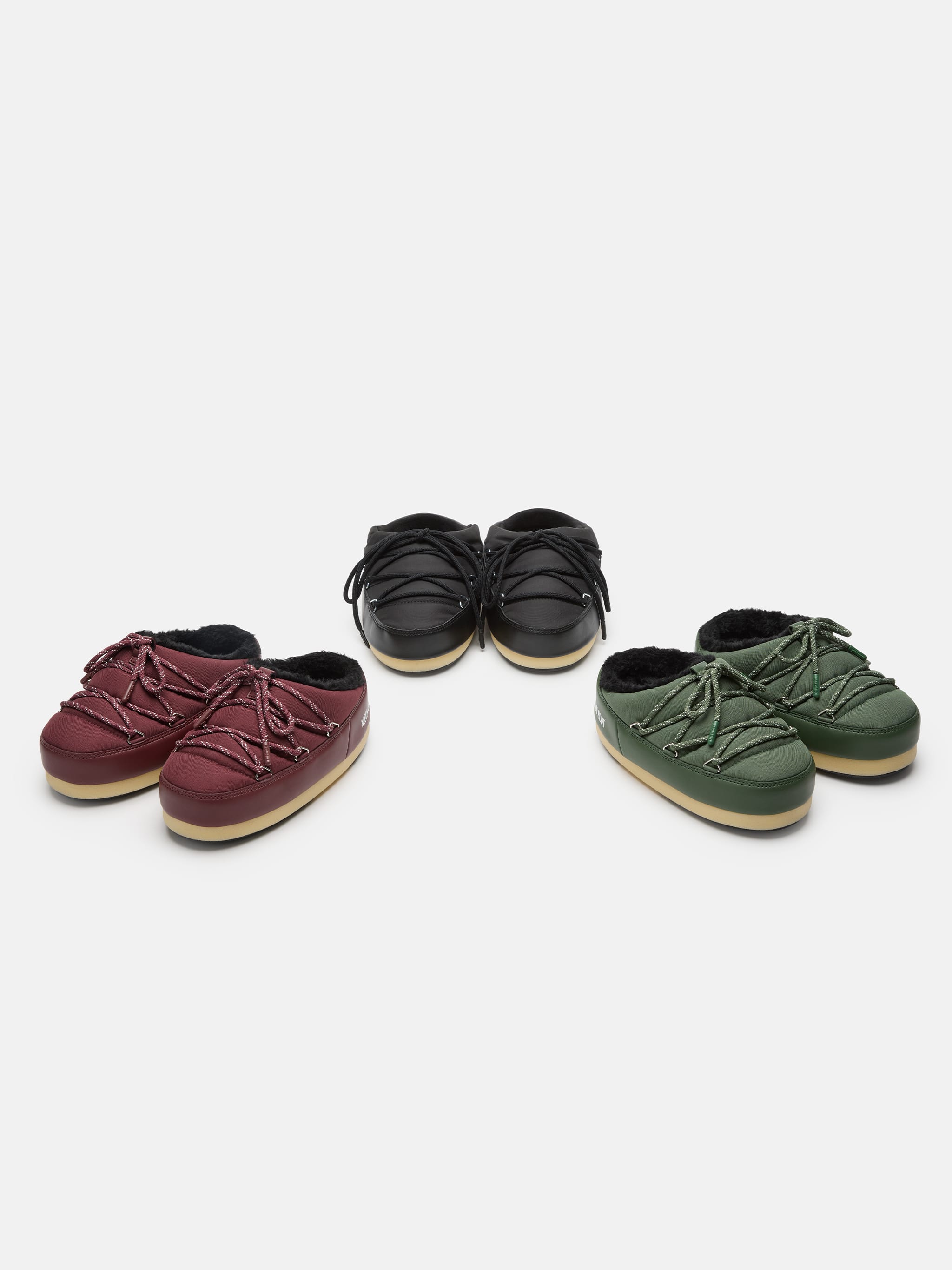 EVX BURGUNDY NYLON MULES image number 4
