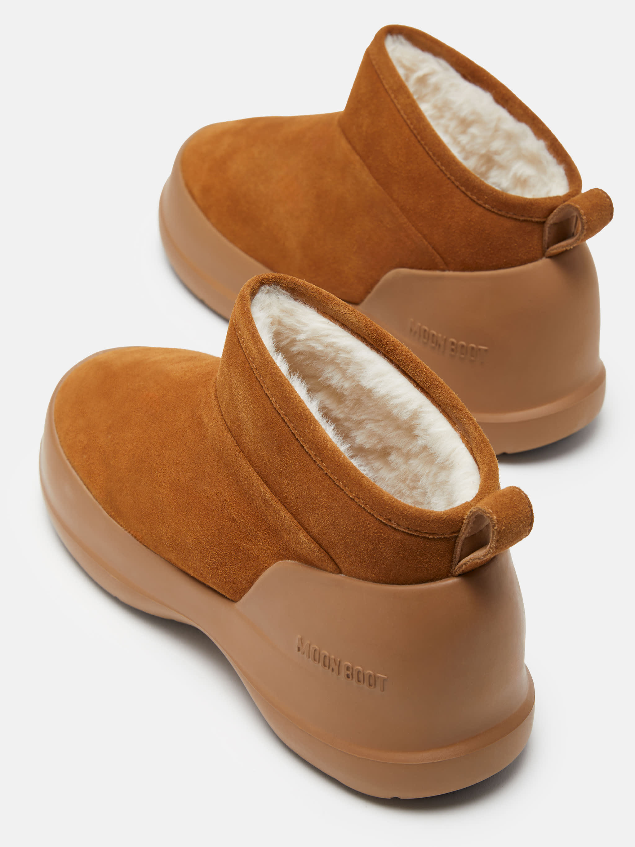 MEZZALUNA BRAUNE LOW STIEFEL AUS VELOURSLEDER image number 2