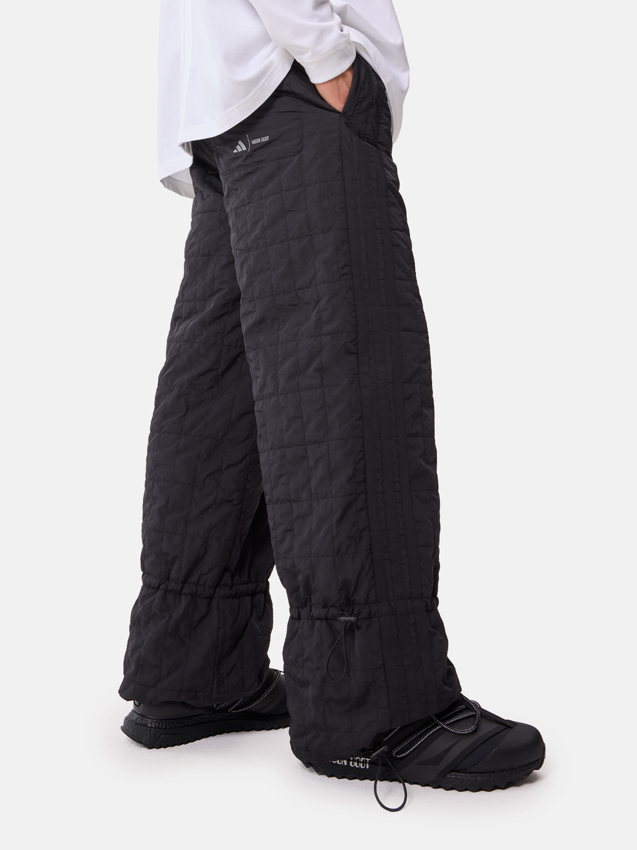 PANTALON MATELASSÉ NOIR ADIDAS X MOON BOOT