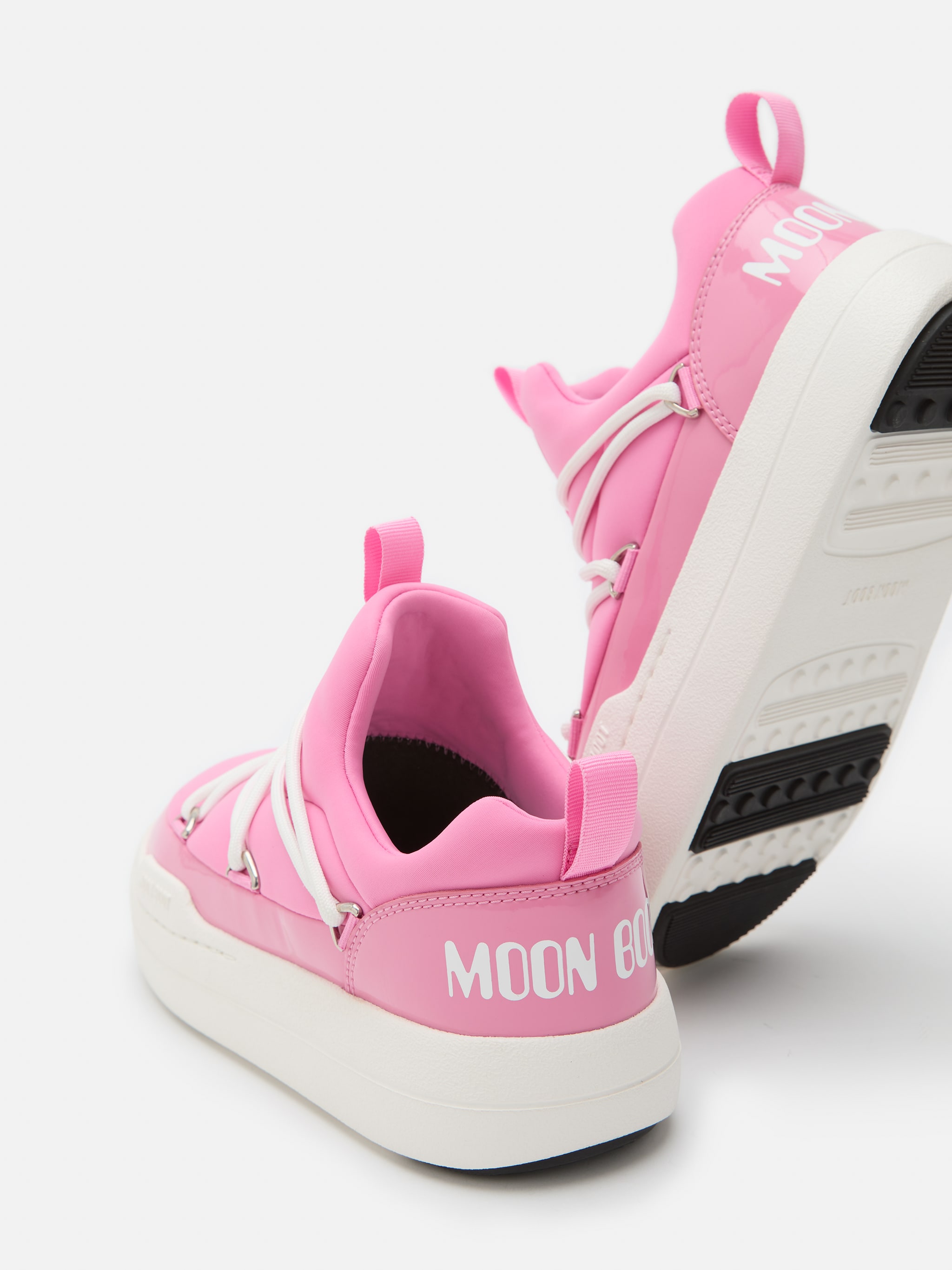 SNEAKER JUNIOR PARK LOW LACE ROSA image number 3