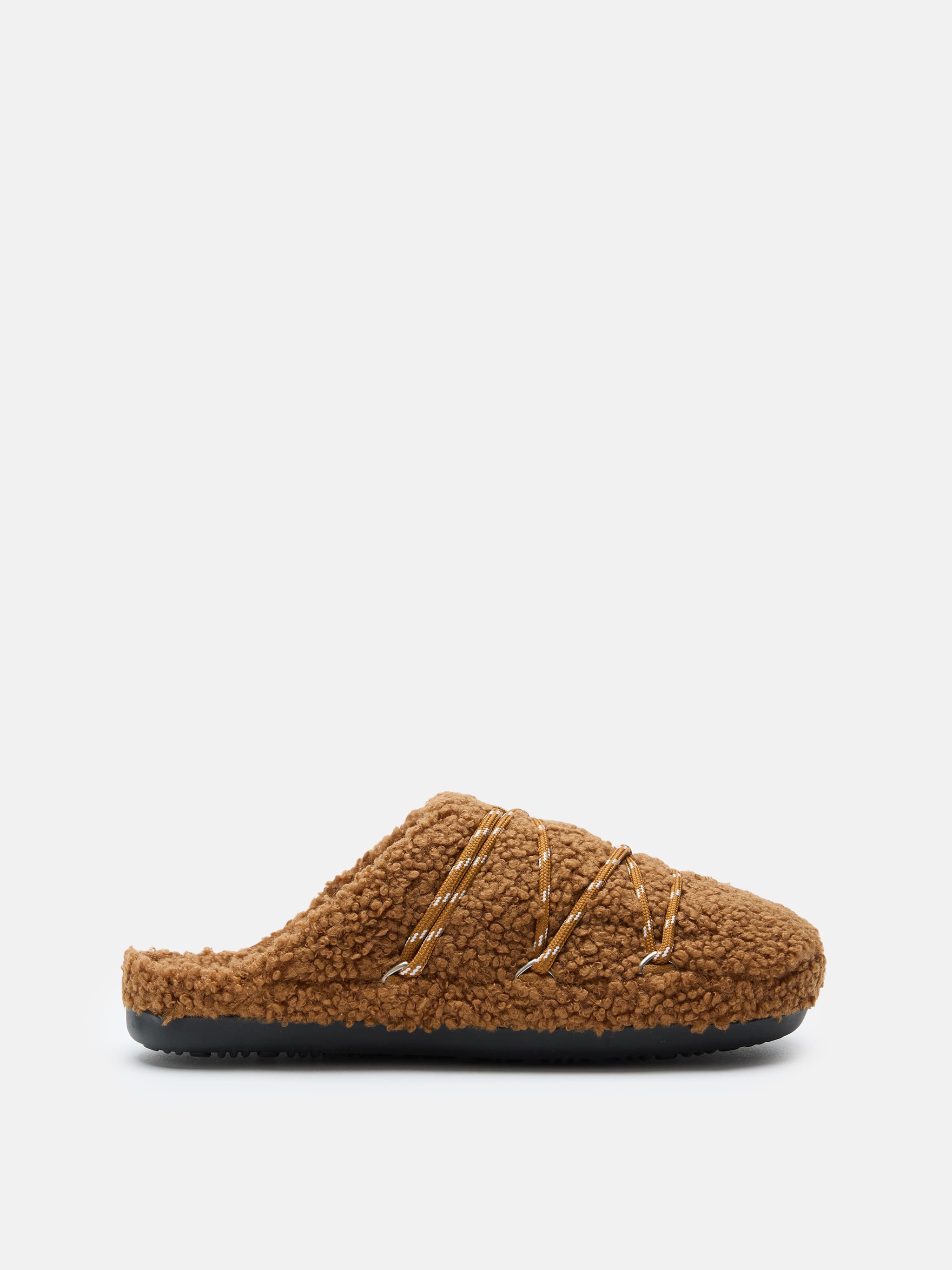 TEDDY SLIPPER PANTOFFELN IN BRAUN