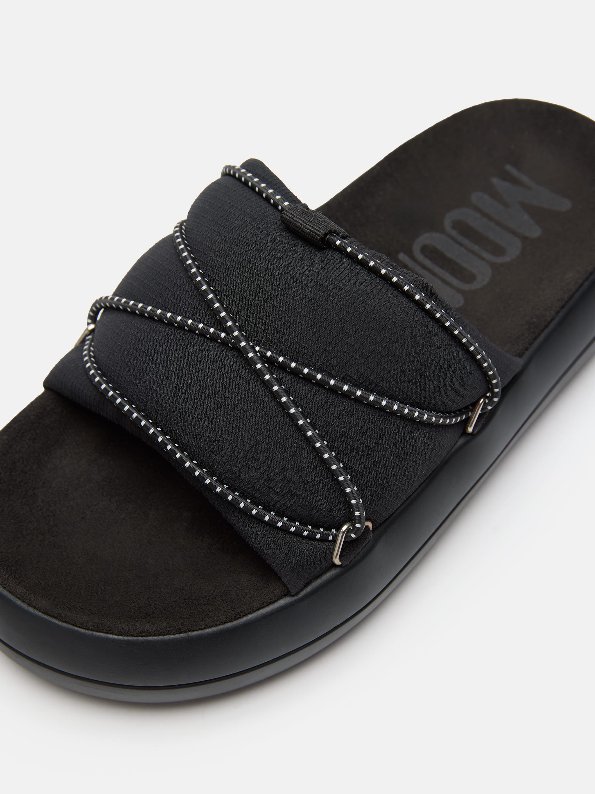 SANDALIAS ICON SLIDE NEGRAS image number 2