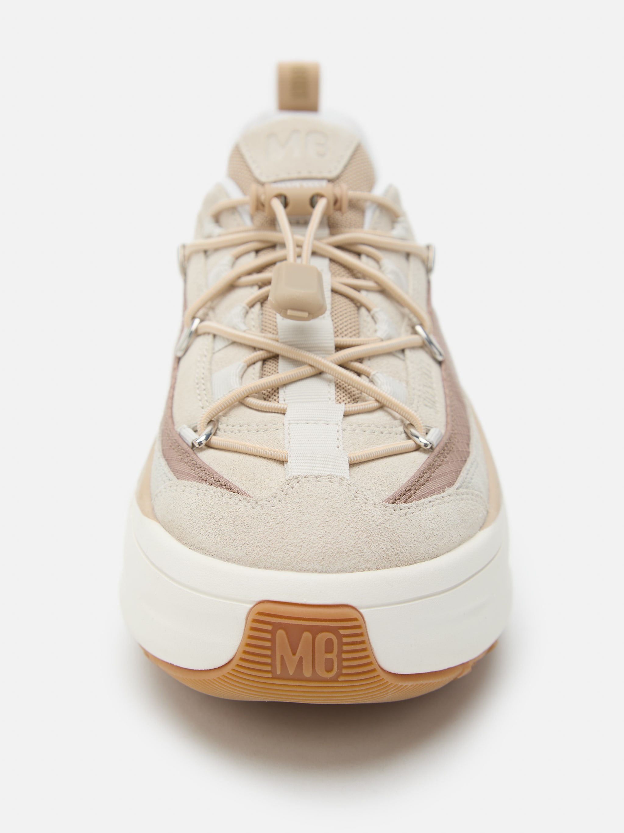 BASKETS MOON247 XLACE BLANC CASSÉ ET TAUPE image number 2