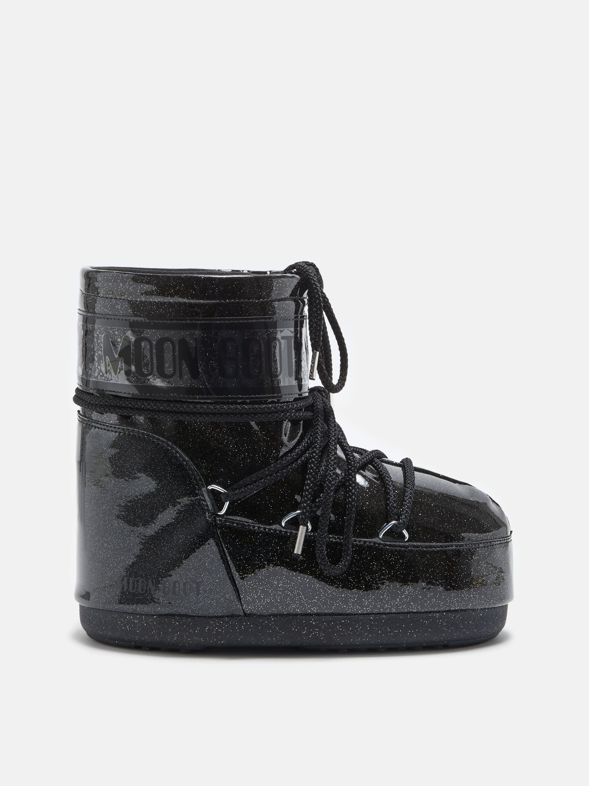 BOTAS ICON LOW GLITTER NEGRO image number 0
