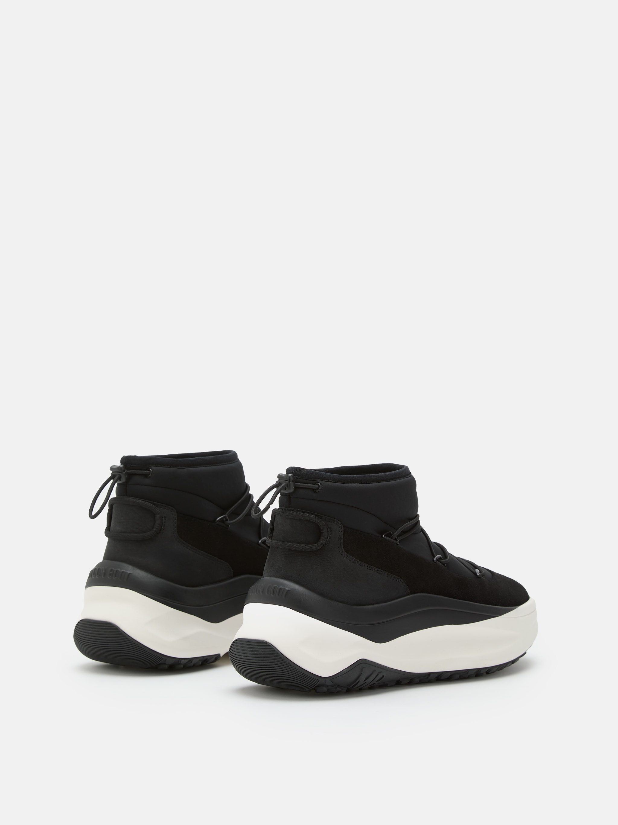 MOON247 BLACK SLIP-ON SNEAKERS