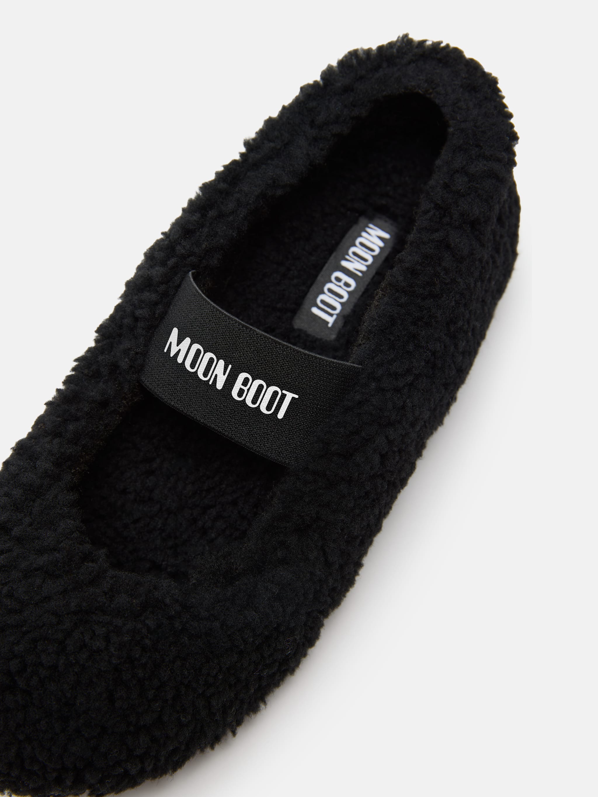 BALLERINES NOIRES EN SHEARLING image number 2