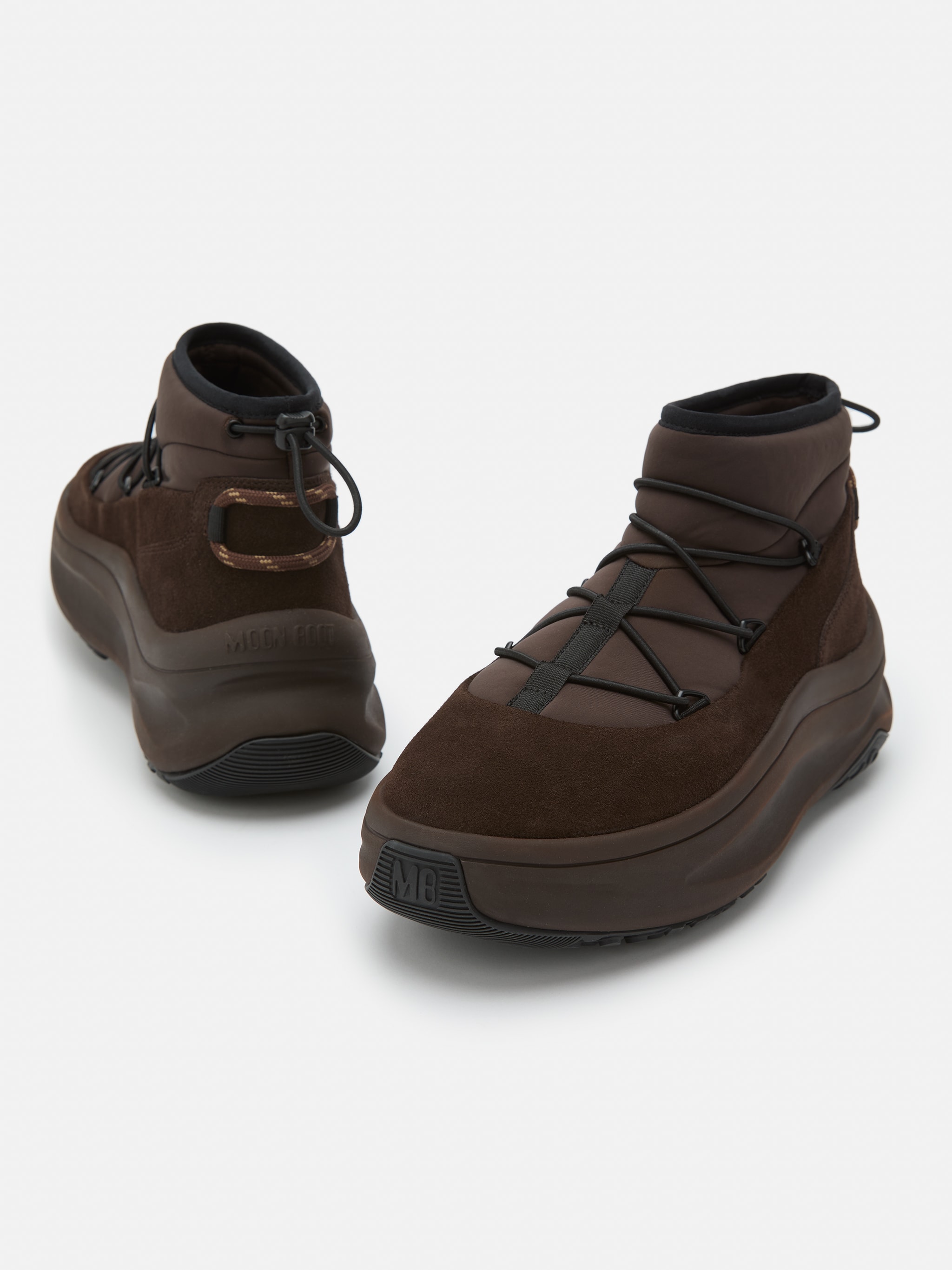 ZAPATILLAS MOON247 SIN CORDONES MARRONES OSCURAS image number 3