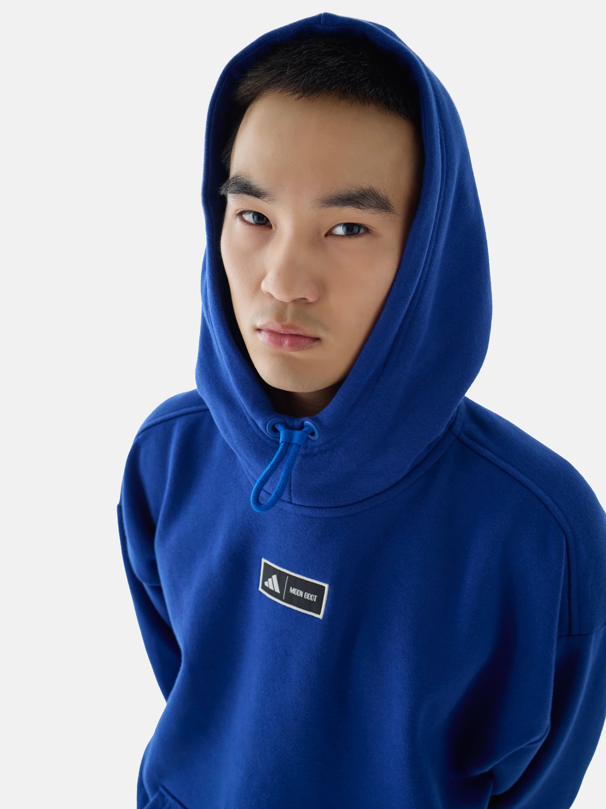 adidas x Moon Boot Blue Hoodie image number 0