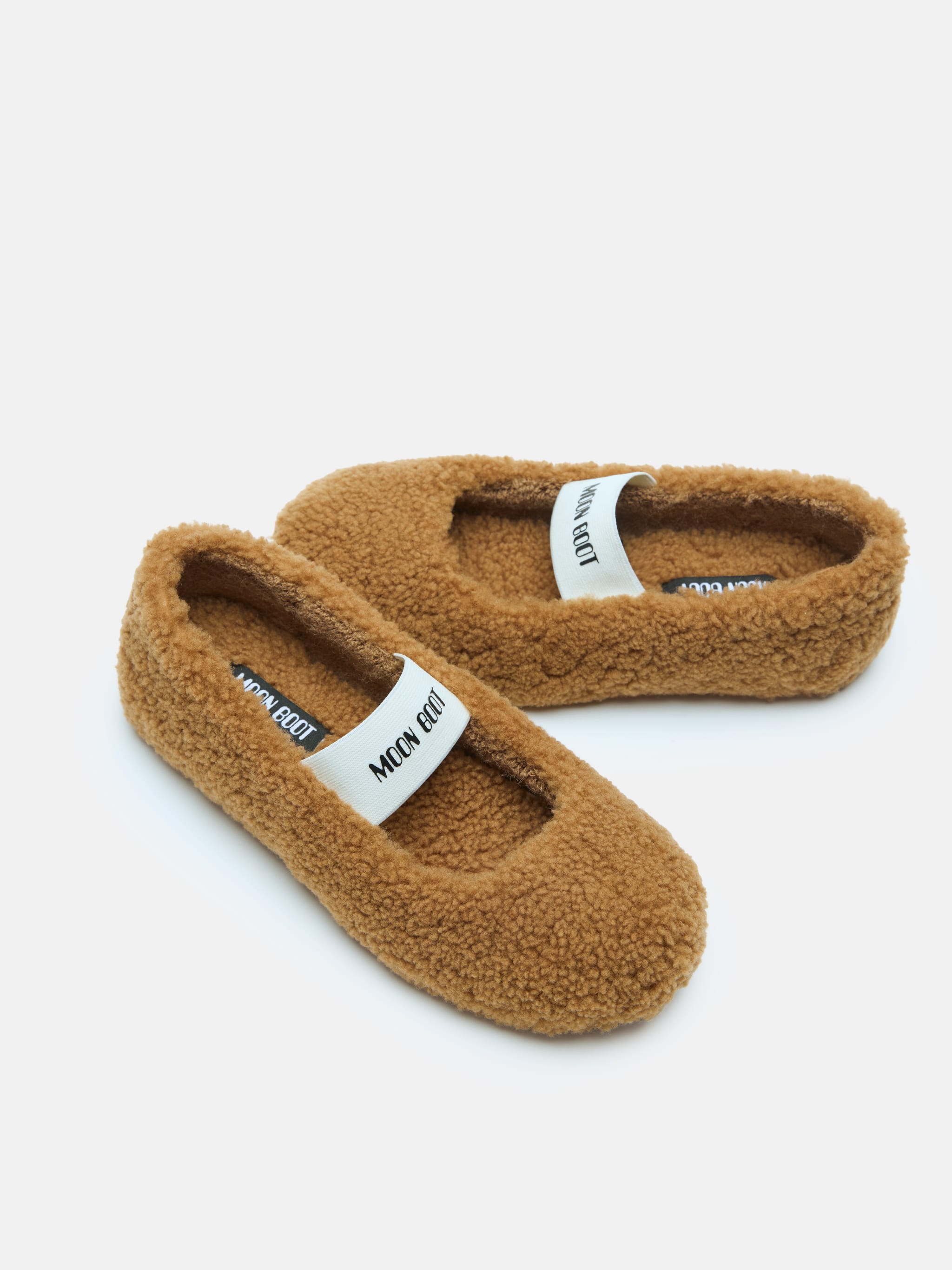SHEARLING BROWN BALLERINAS image number 3