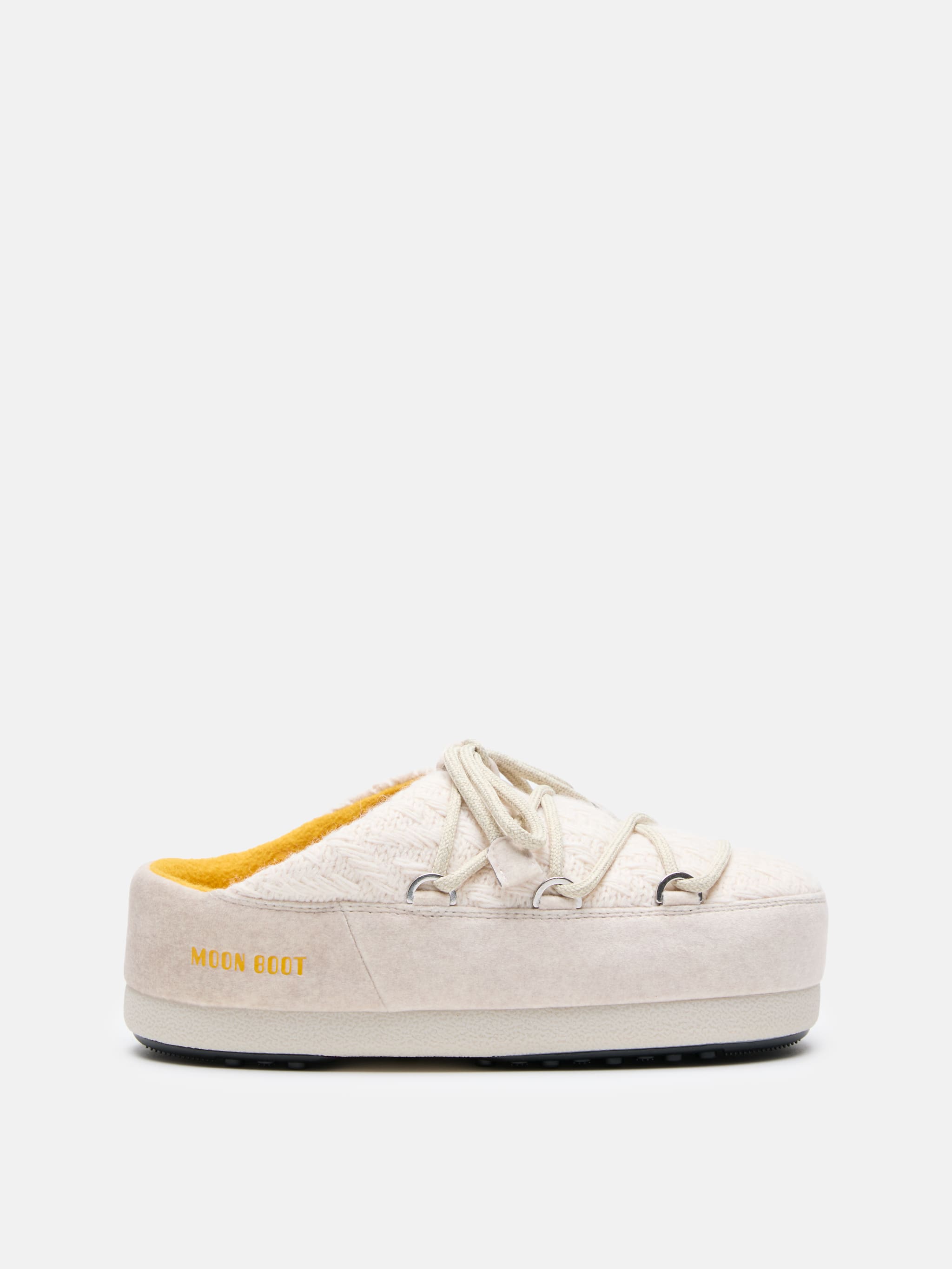 MULE EVX SABBIA IN MAGLIA MOON BOOT X GUEST IN RESIDENCE