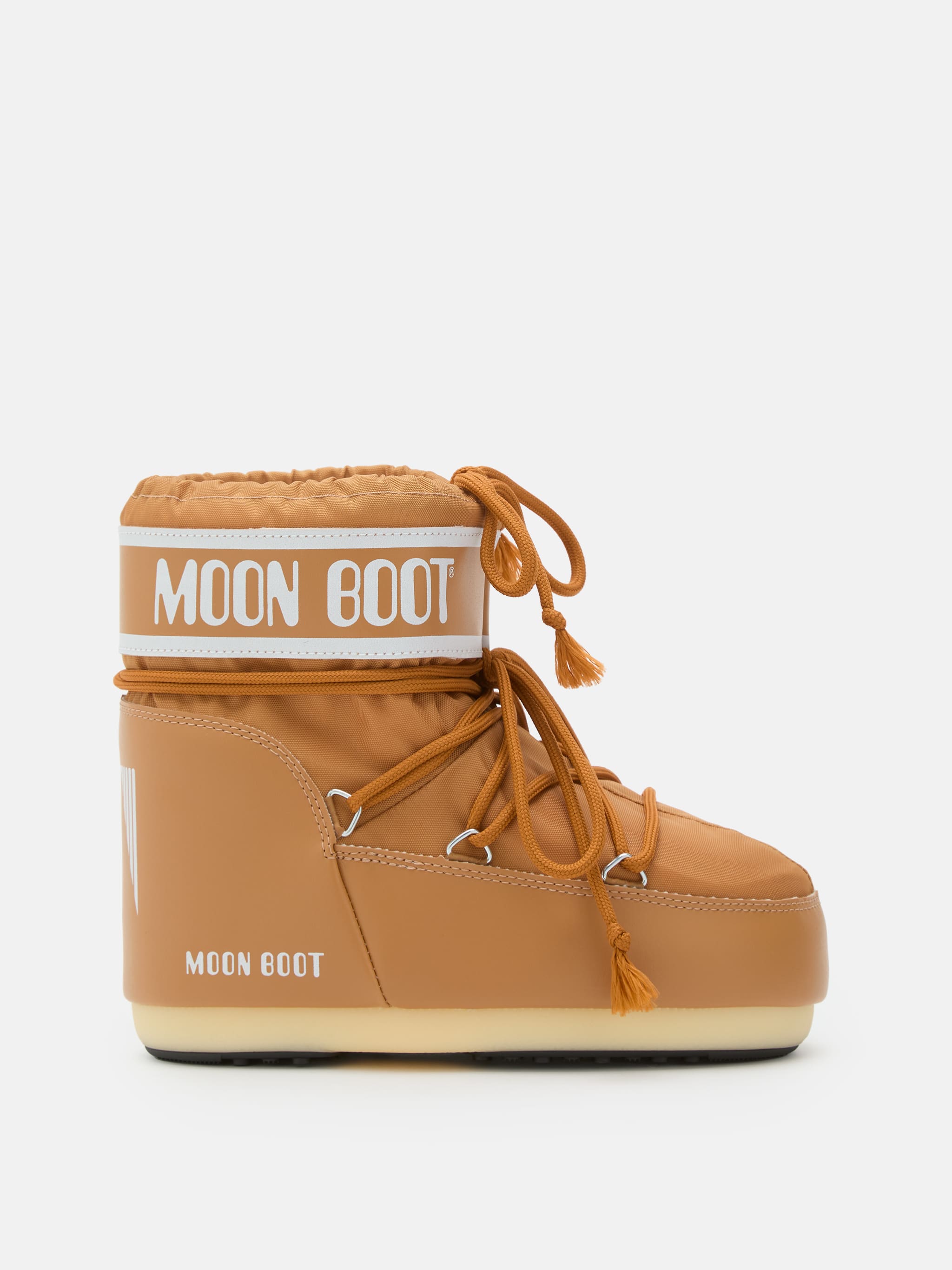 ICON LOW BROWN NYLON BOOTS