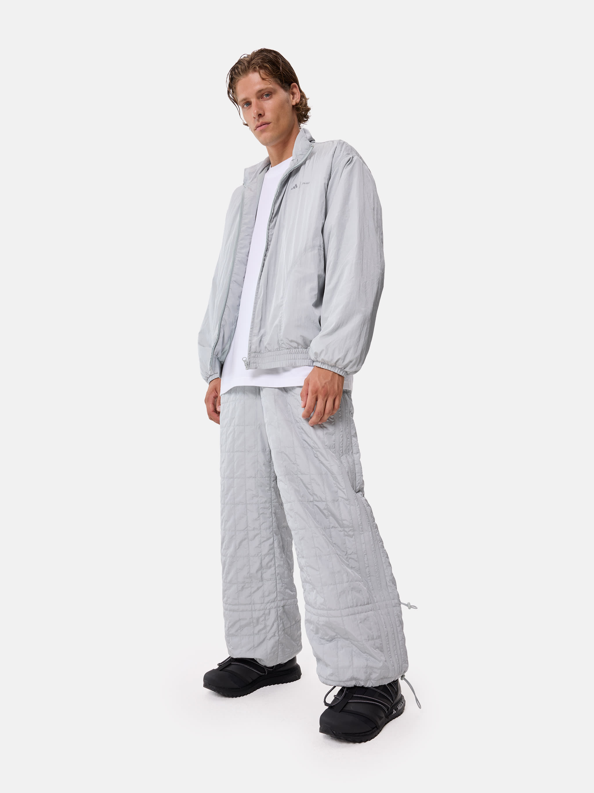 ADIDAS X MOON BOOT SILVER TRACKSUIT TOP image number 3