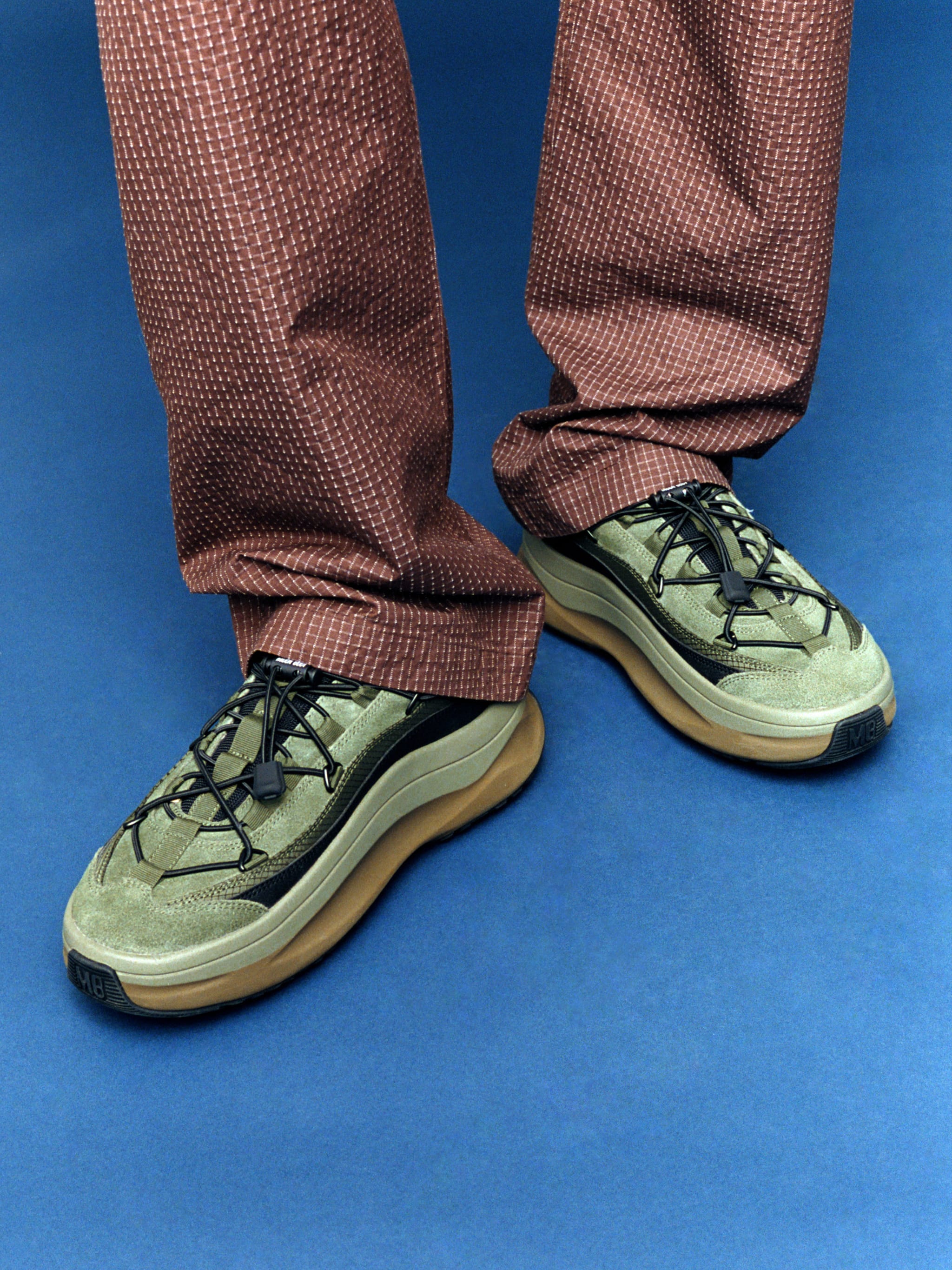 MOON247 XLACE GRÜNE SNEAKERS image number 6