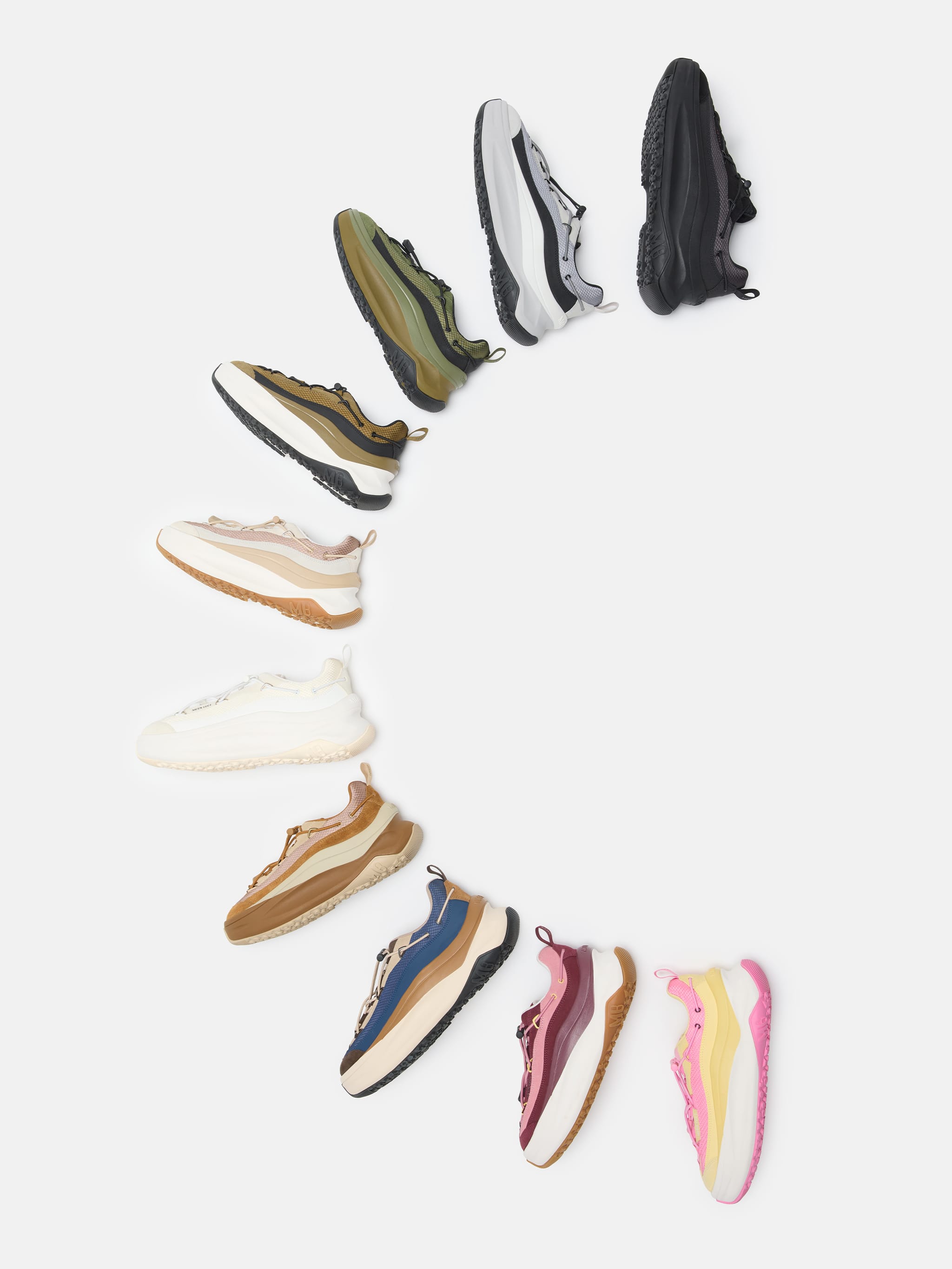 MOON247 XLACE WEISSE SNEAKERS image number 4