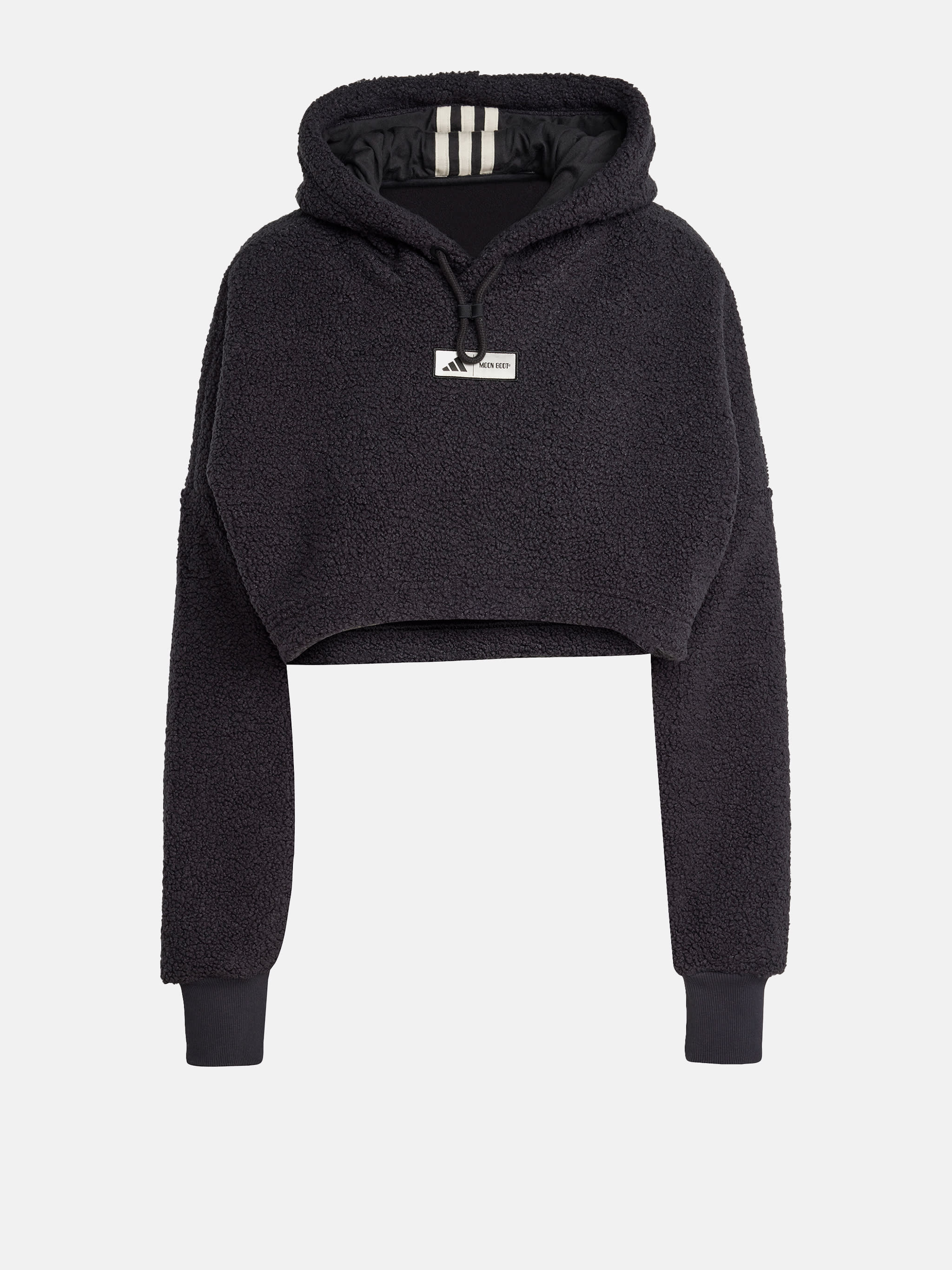 adidas x Moon Boot Cropped Hoodie Schwarz image number 1