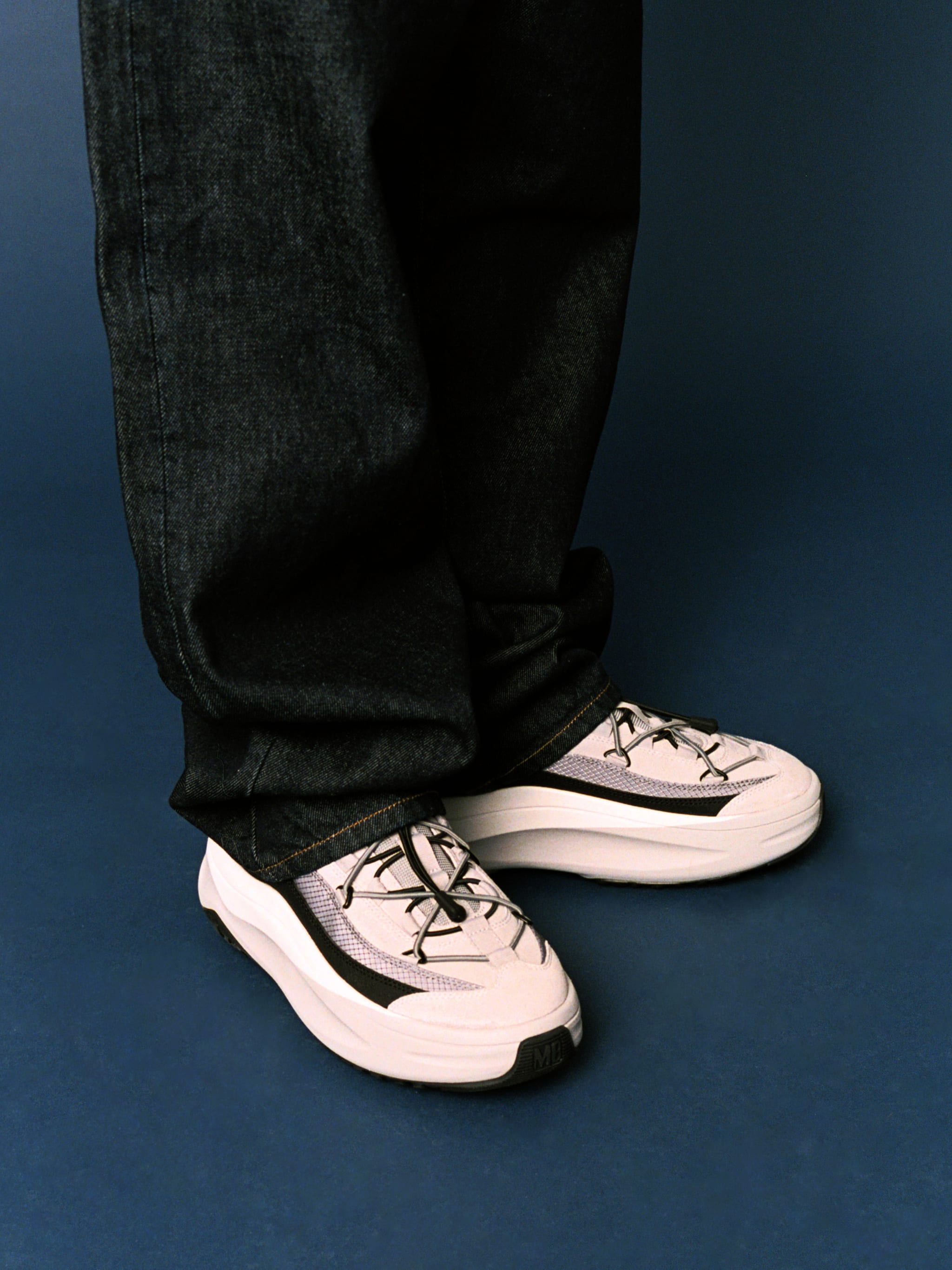 MOON247 XLACE GRAUE SNEAKERS image number 6