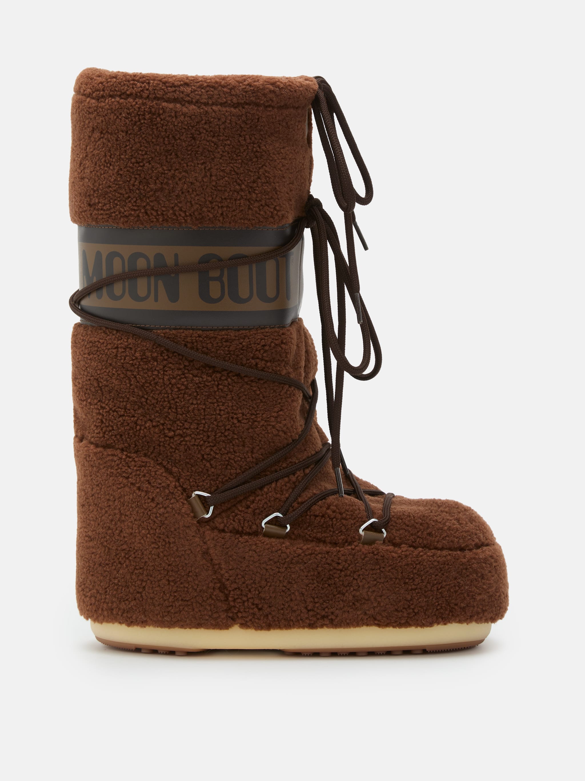 STIVALE ICON IN TEDDY MARRONE