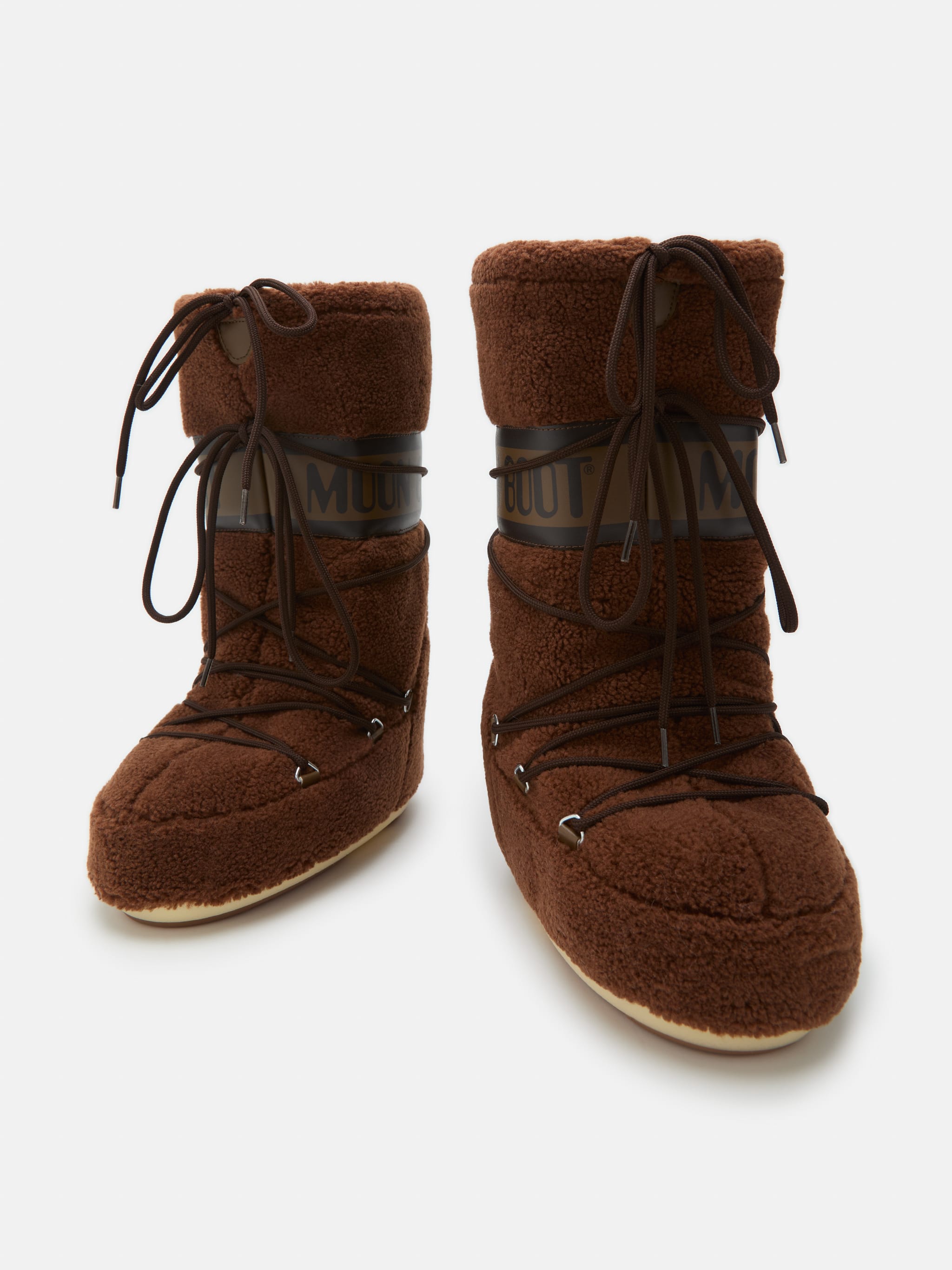 ICON BROWN FLEECE BOOTS image number 3