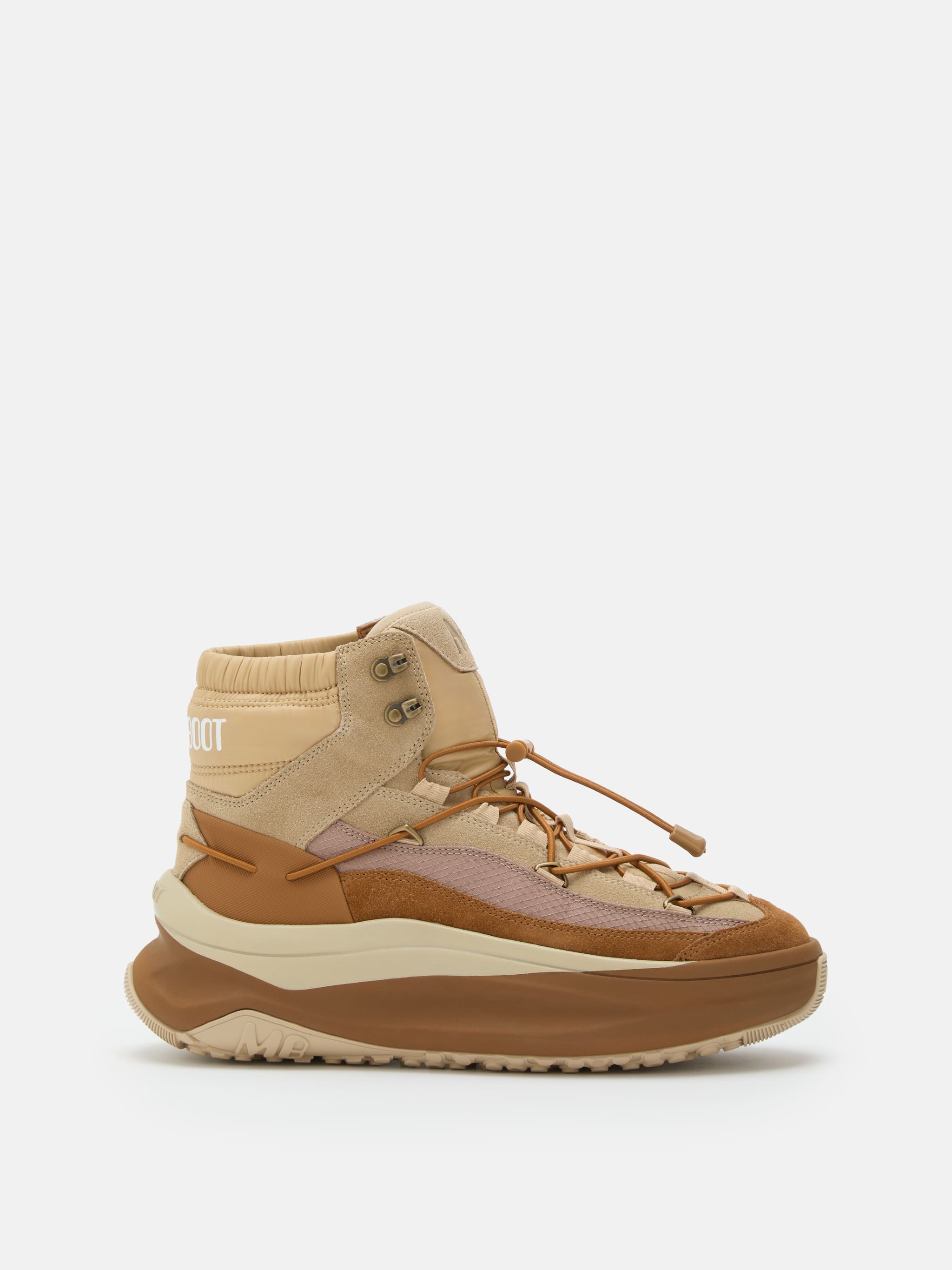 MOON247 BRAUNE XLACE MID SNEAKERS image number 0