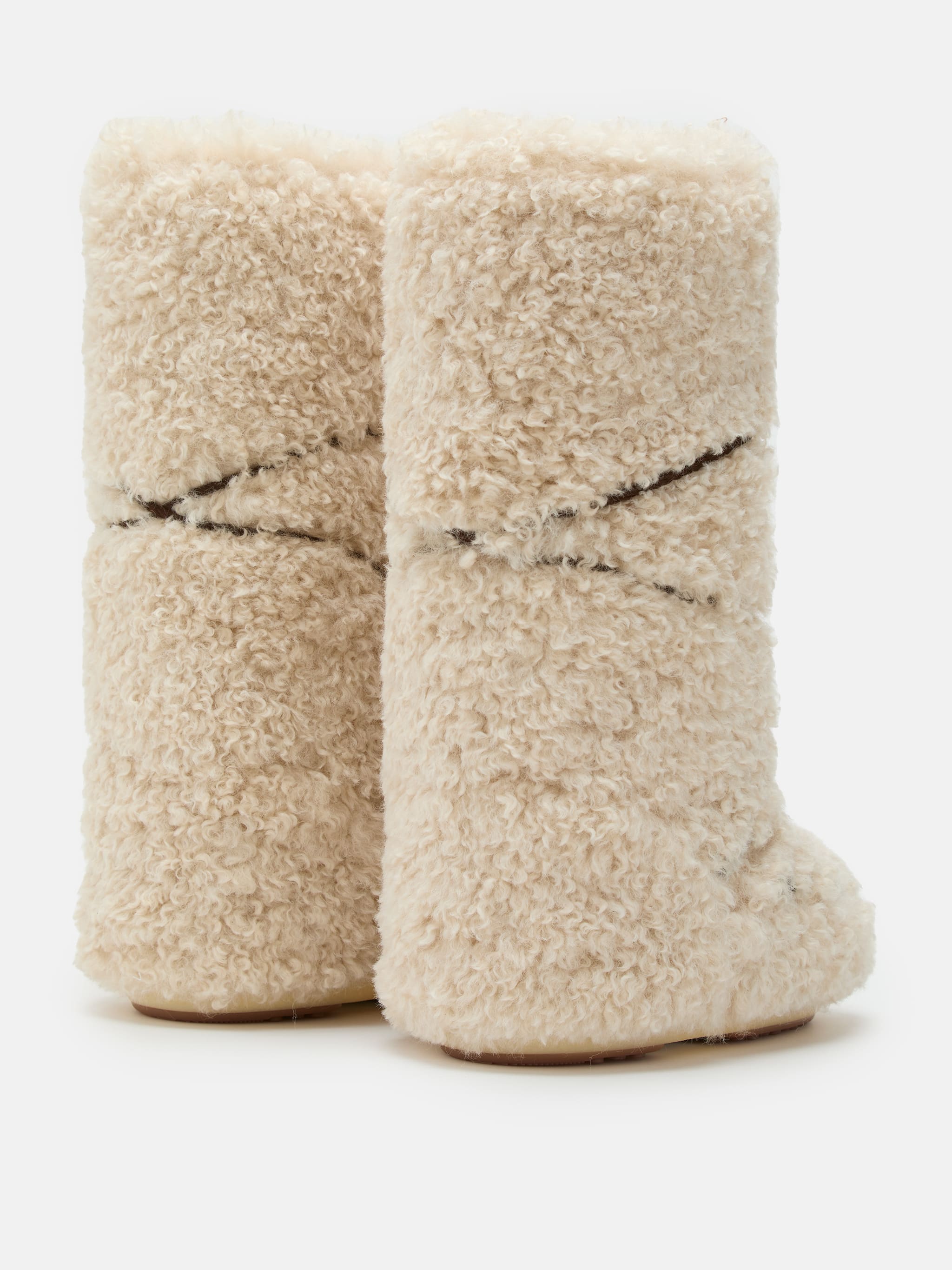 ICON ECRU CURLY EXTRA BOOTS