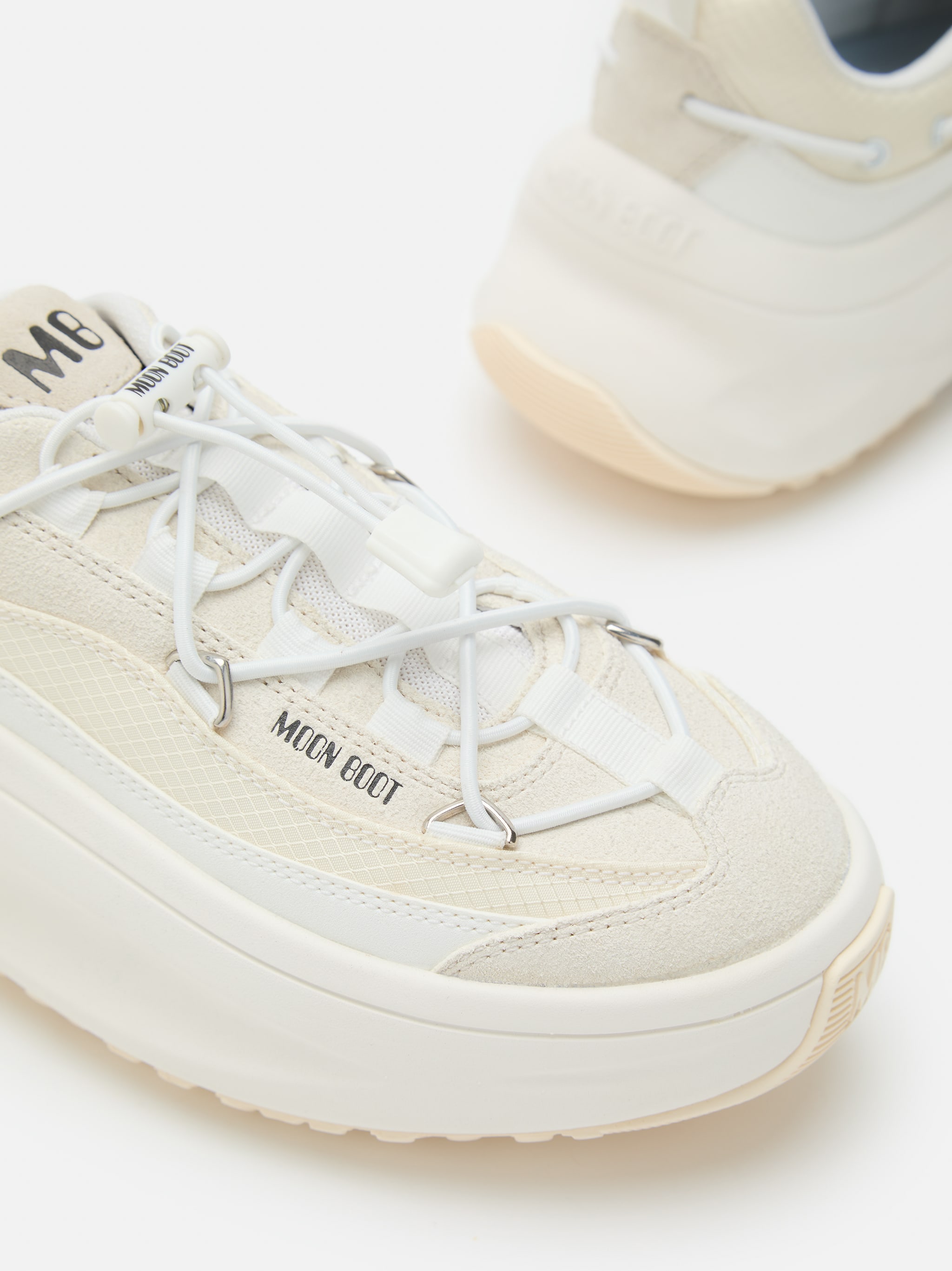 MOON247 XLACE WEISSE SNEAKERS image number 3