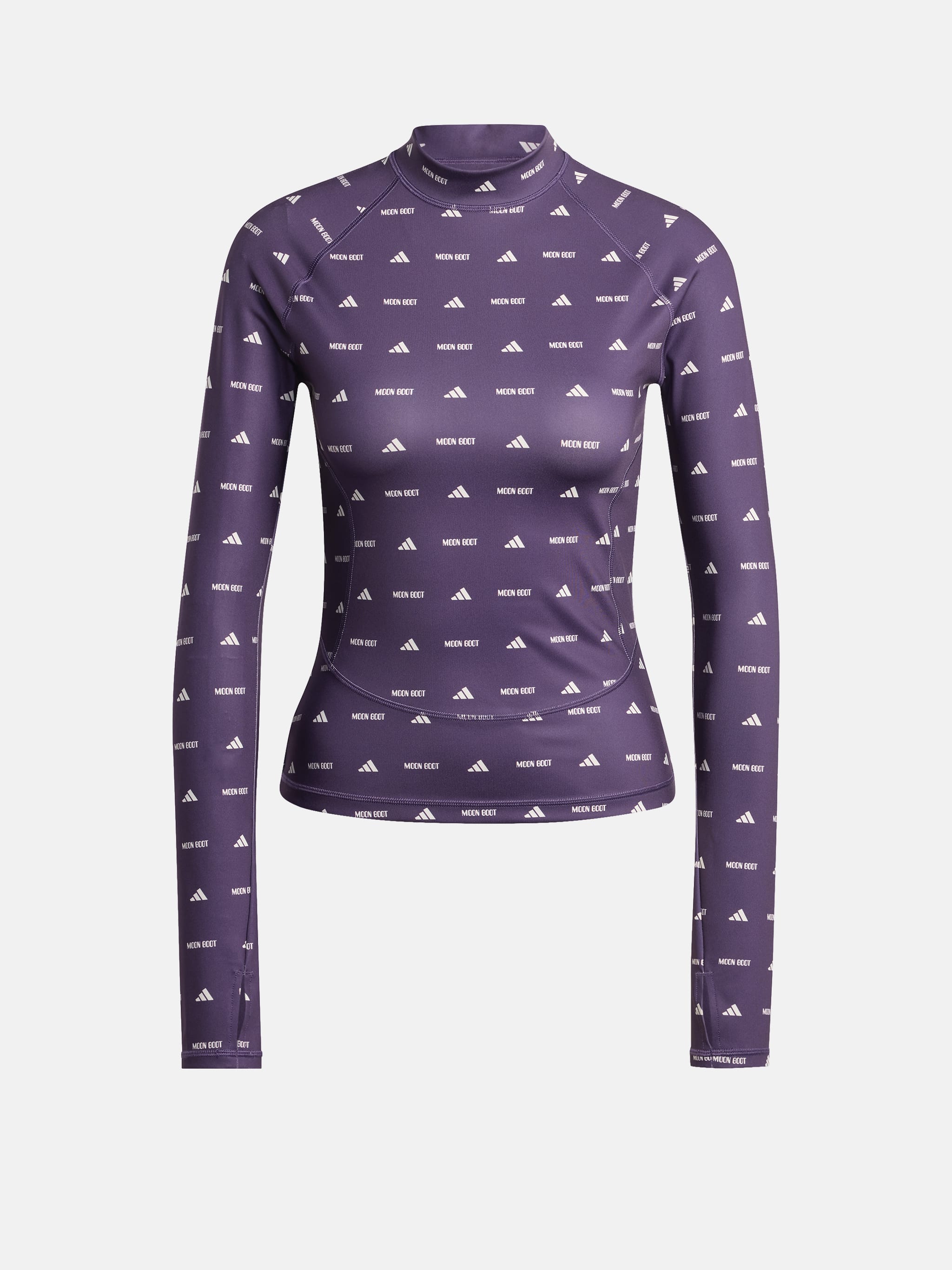 MAGLIA A MANICHE LUNGHE VIOLA ADIDAS X MOON BOOT