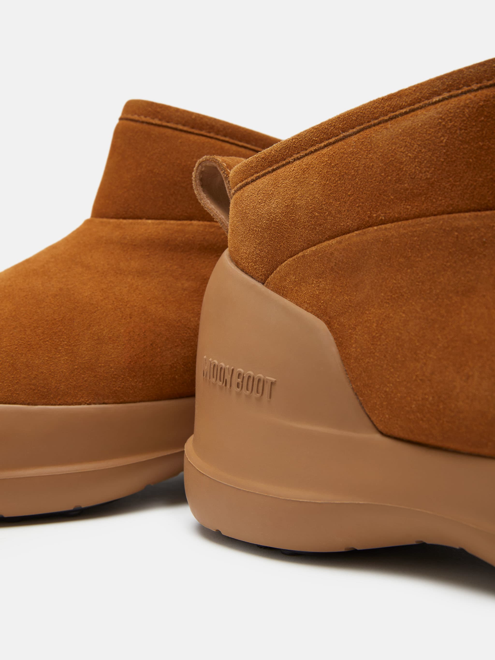 MEZZALUNA BRAUNE LOW STIEFEL AUS VELOURSLEDER image number 3