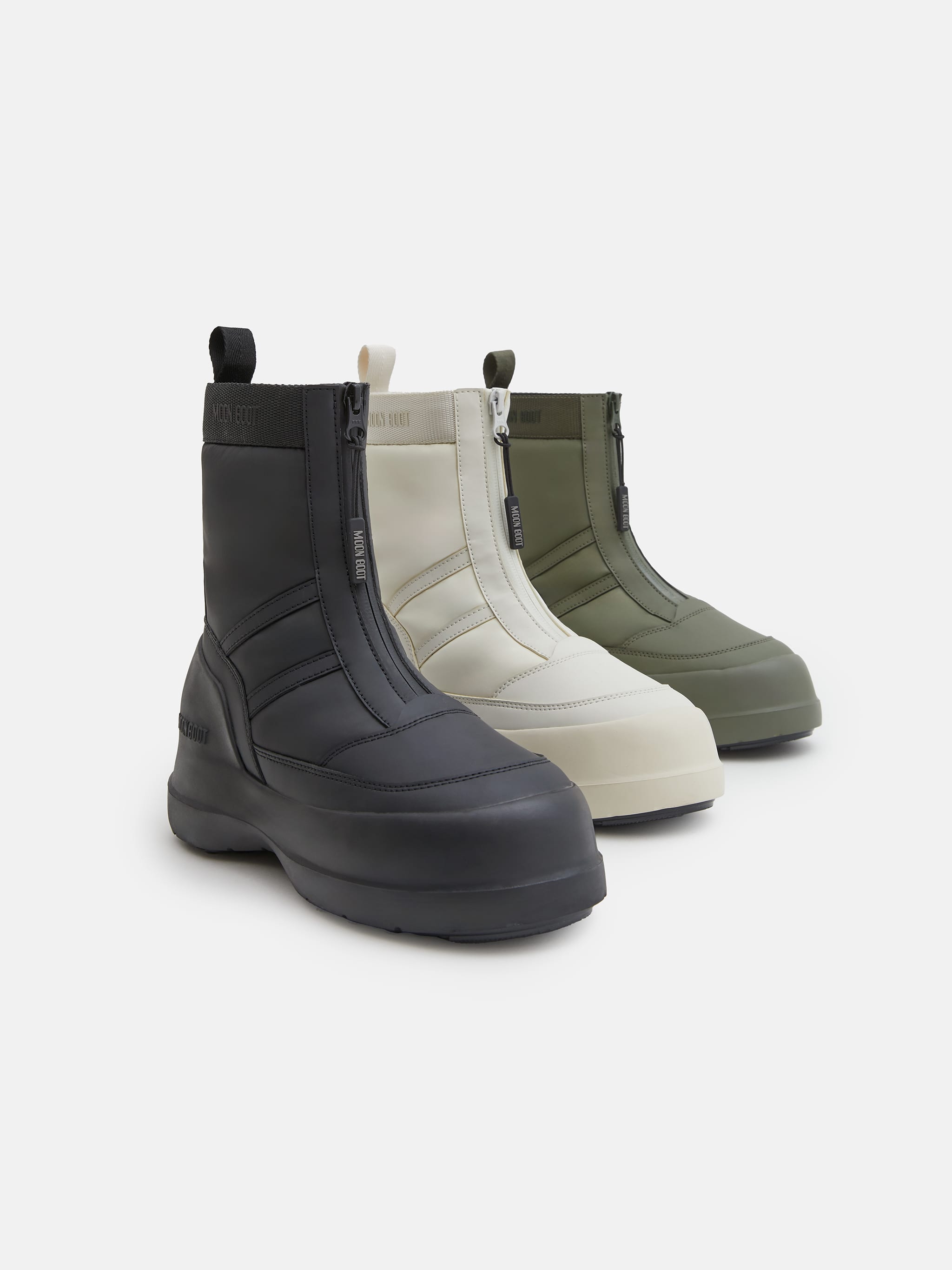LUNA BLACK ZIP BOOTS | Moon Boot®