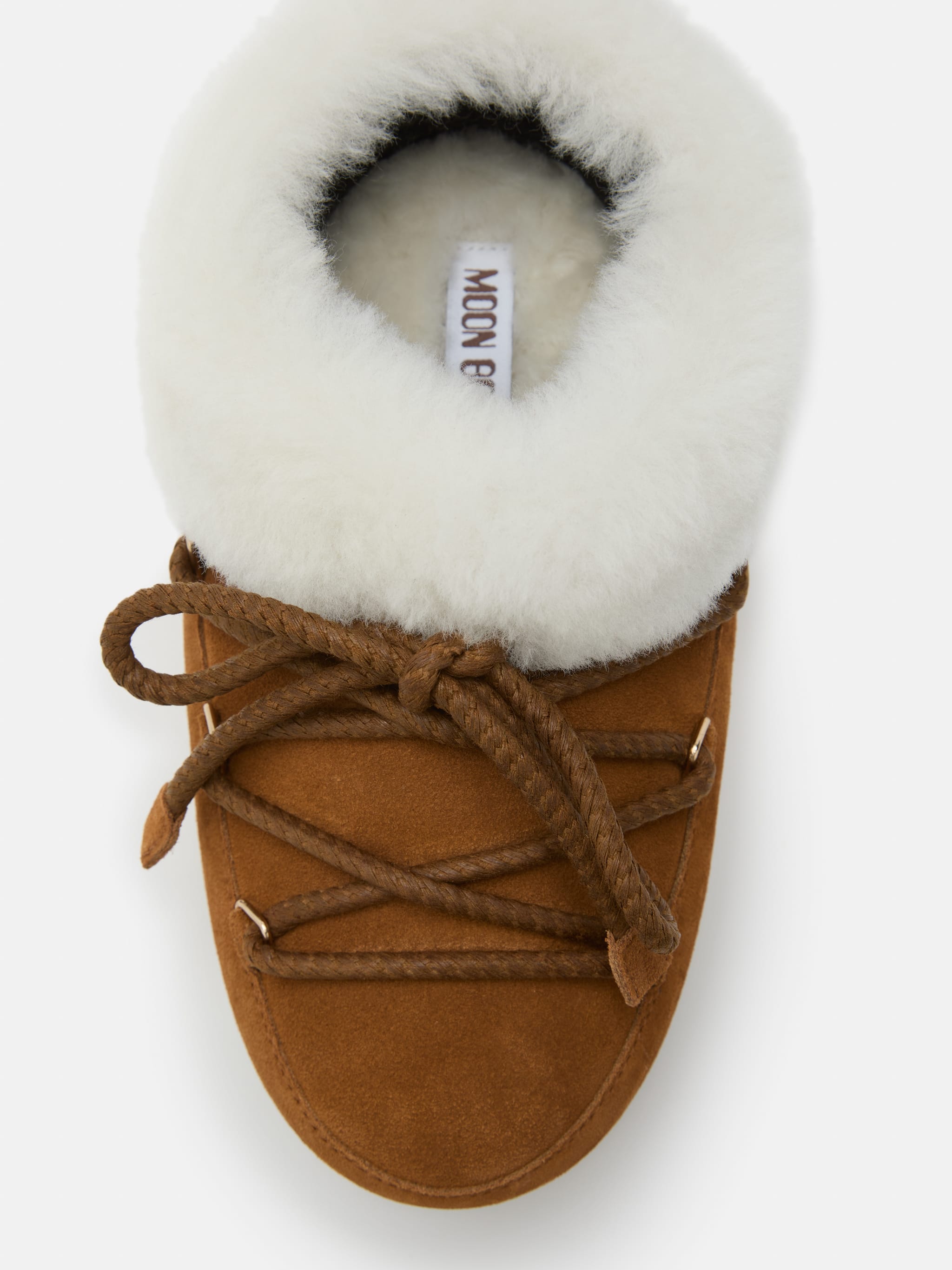 MULE EVX IN PELLE SCAMOSCIATA MARRONE image number 2