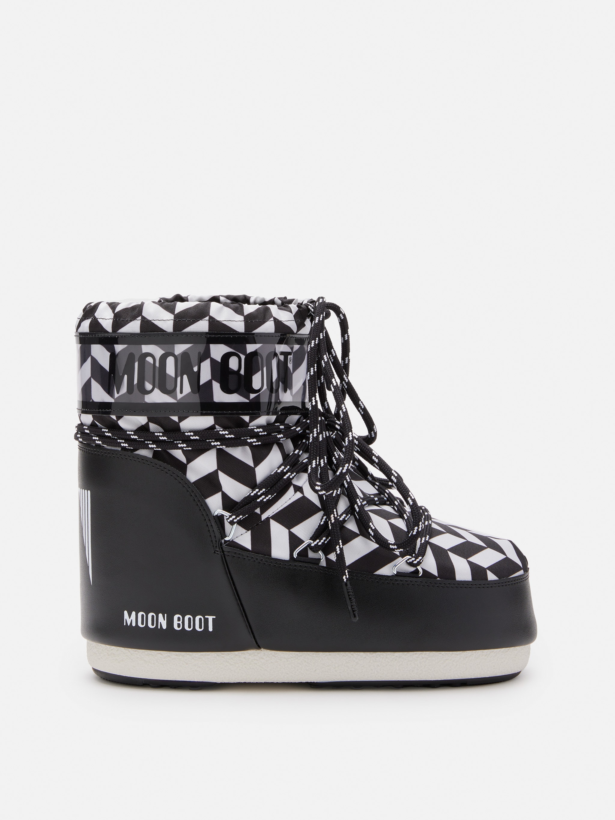 ICON LOW OPTICAL-PRINT BLACK BOOTS image number 0