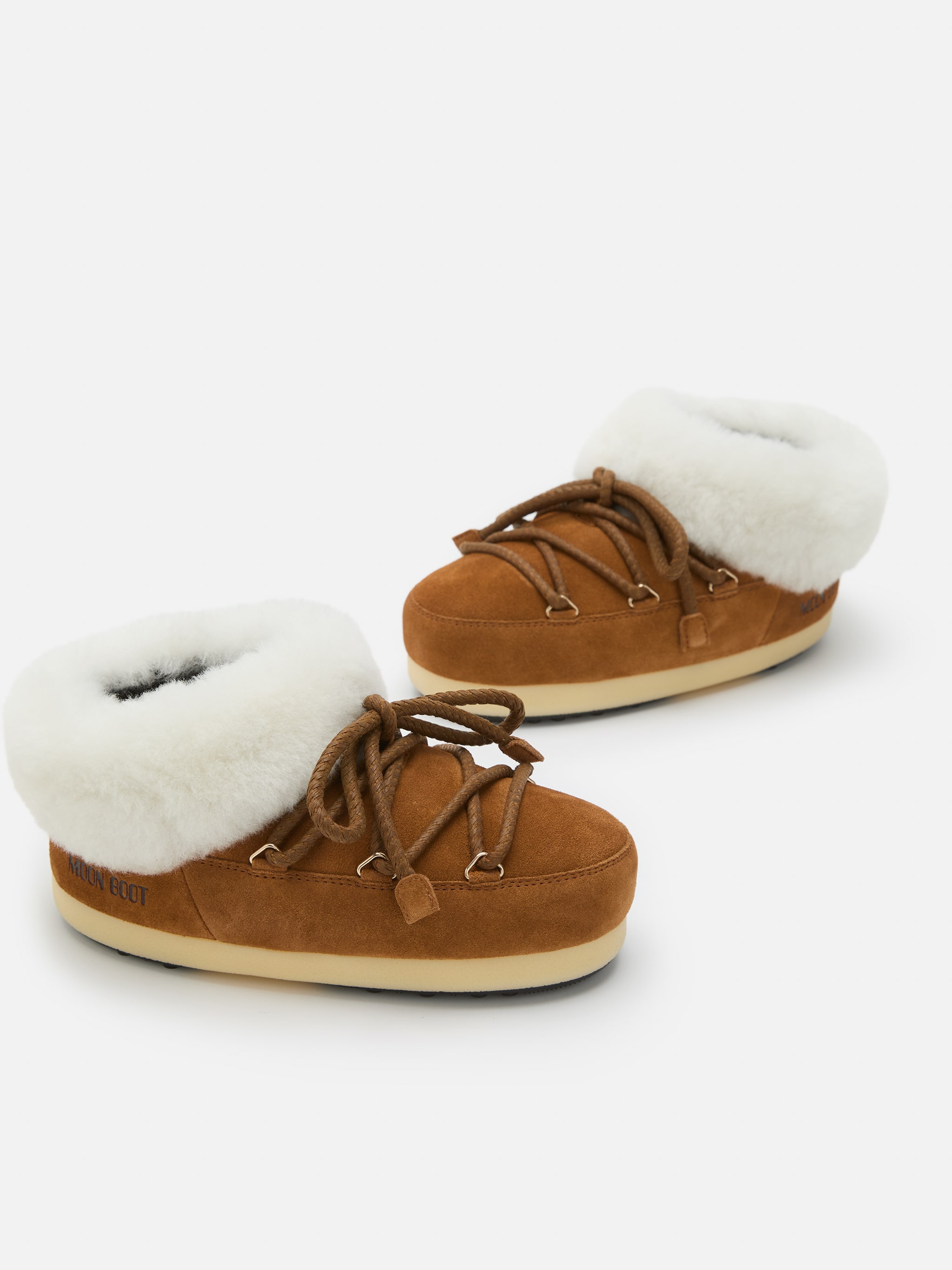 EVX BRAUN MULES AUS VELOURSLEDER image number 3