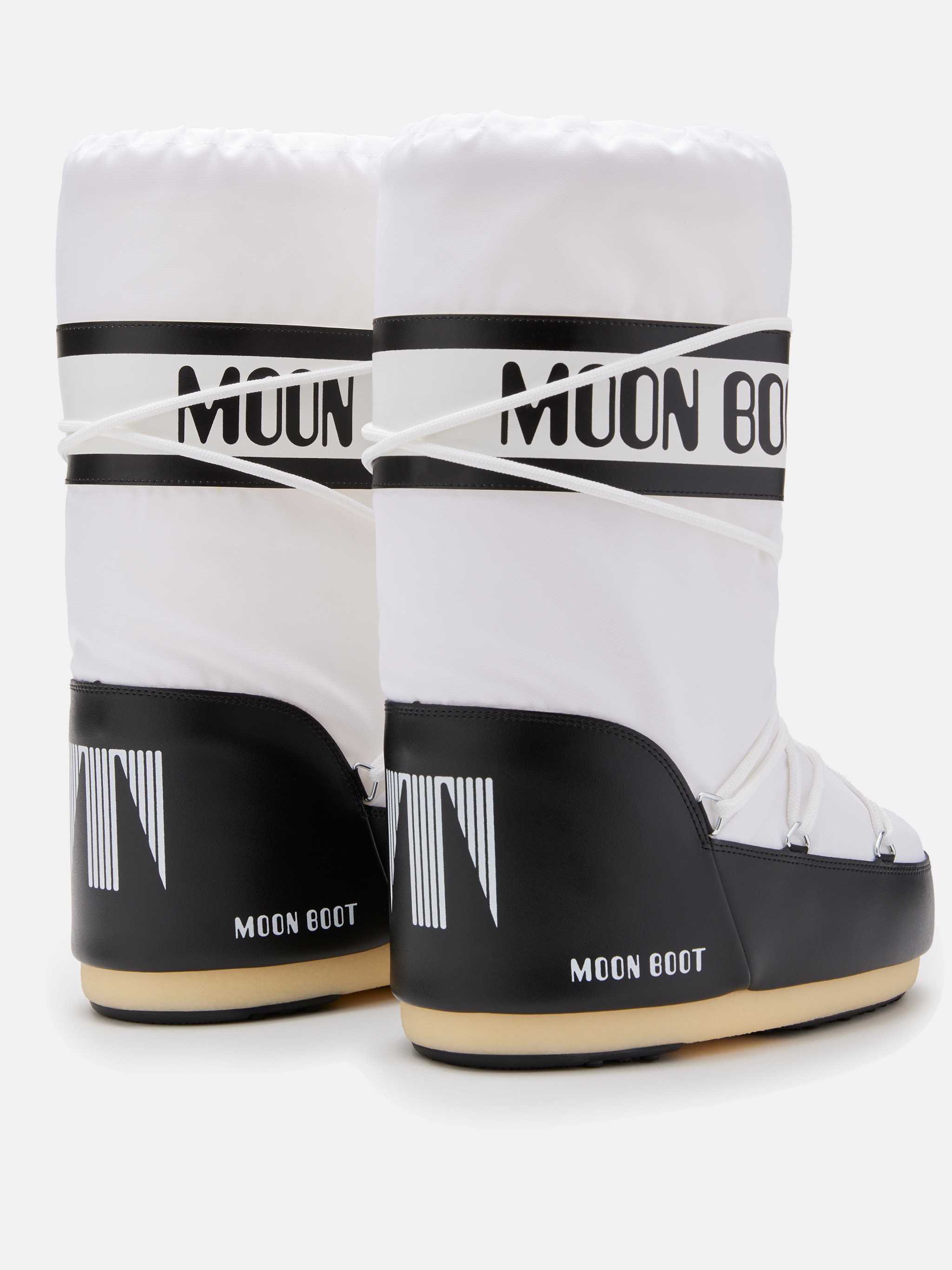 STIVALE ICON NYLON BIANCO E NERO