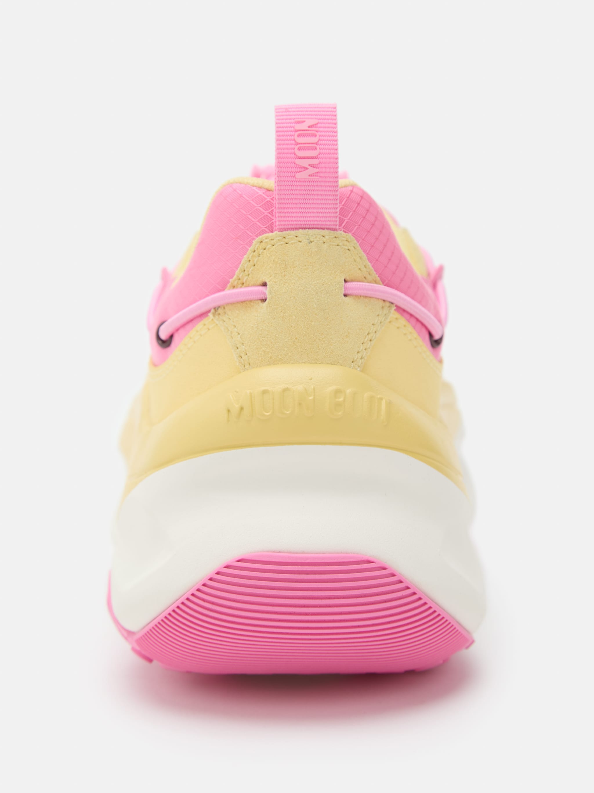 MOON247 XLACE GELBE UND ROSAFARBENE SNEAKERS image number 2