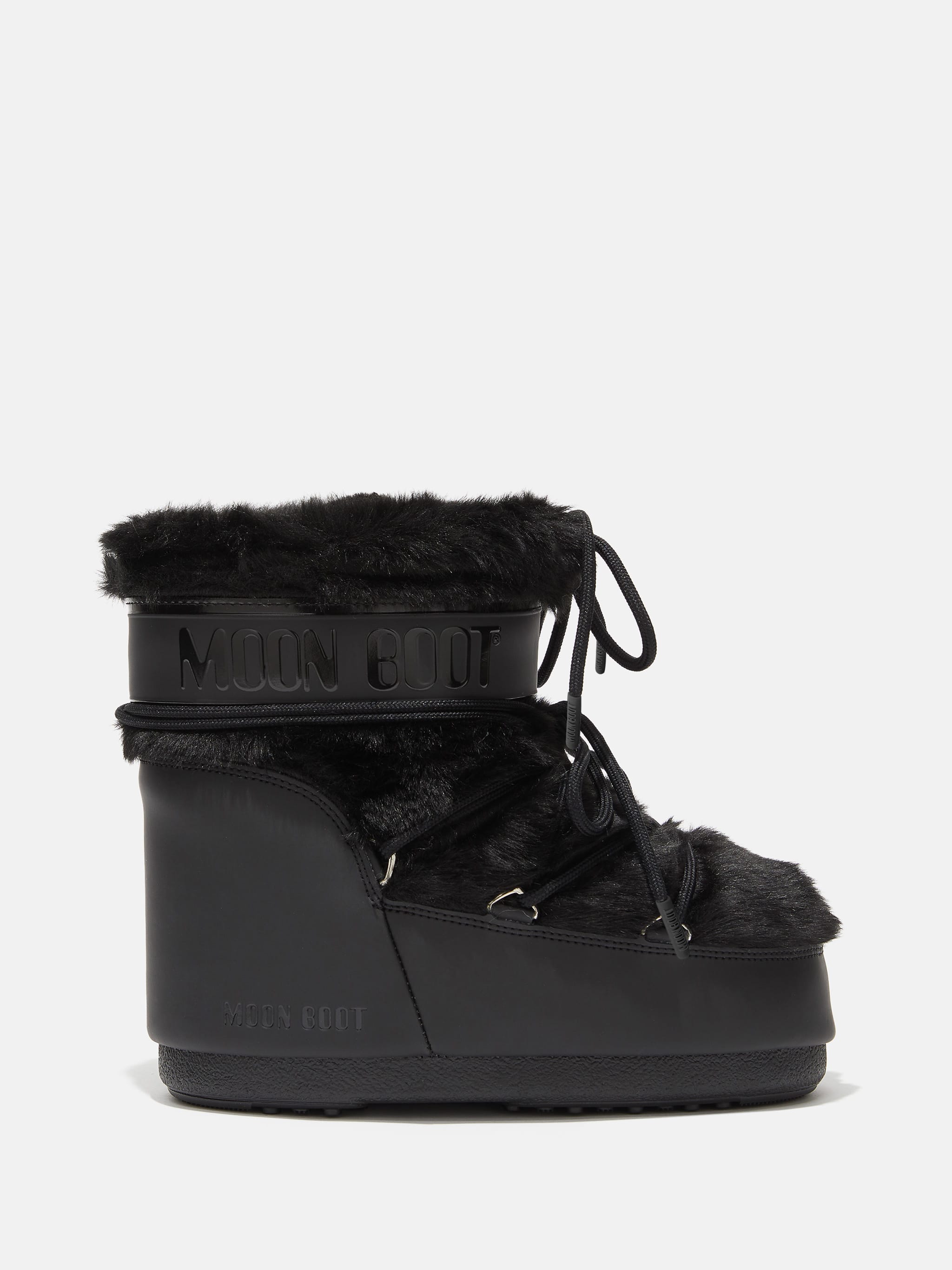 BOTAS ICON LOW BLACK DE PELO SINT&Eacute;TICO