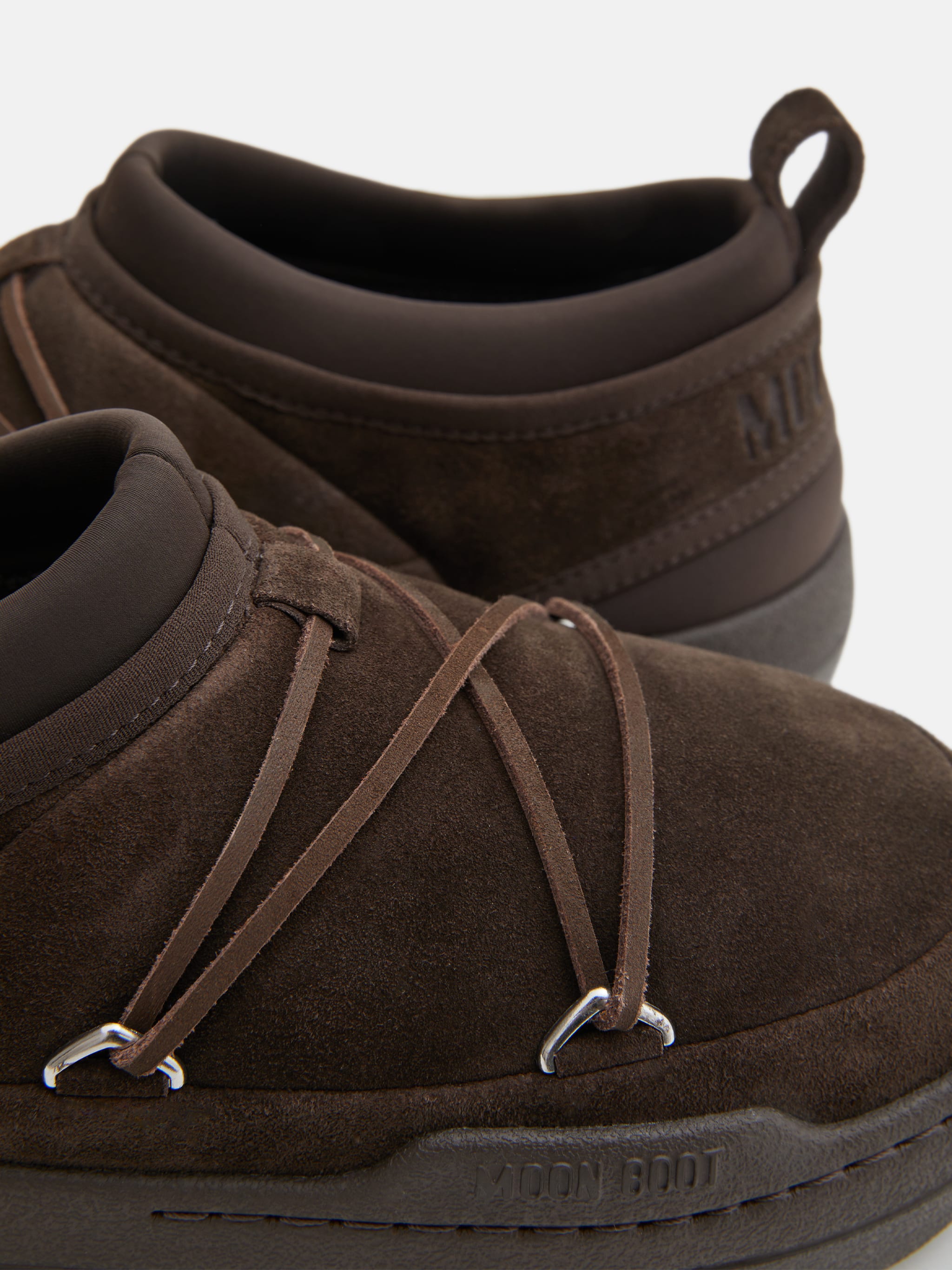 PARK ICON SUEDE DARK BROWN SNEAKERS image number 2