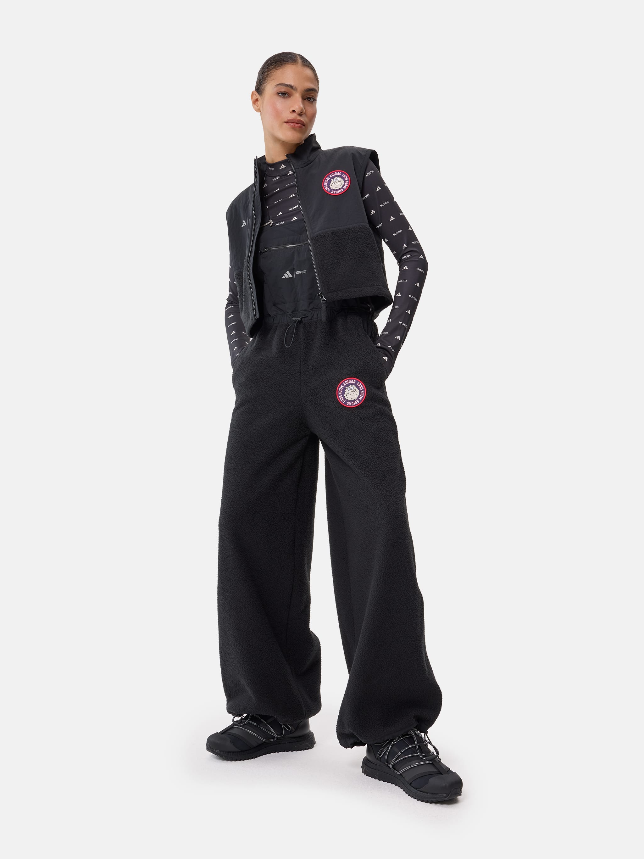 ADIDAS X MOON BOOT BLACK OVERALLS image number 3