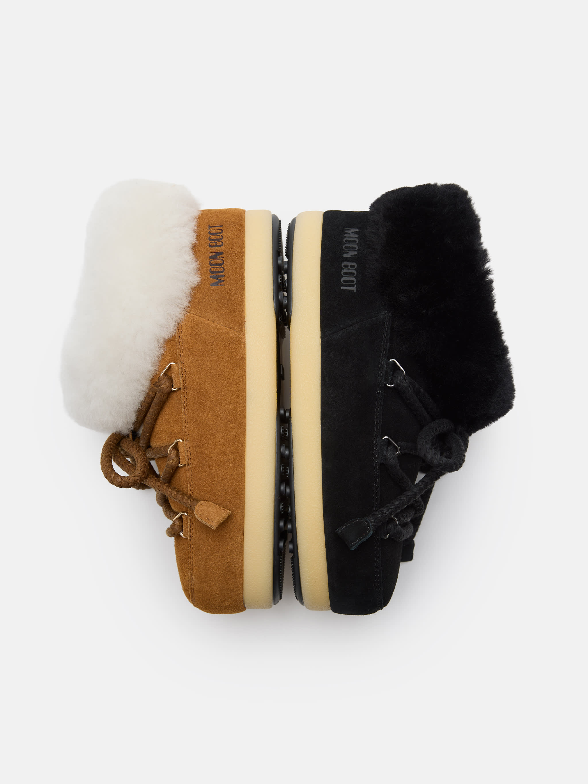 MULE EVX IN PELLE SCAMOSCIATA MARRONE image number 4